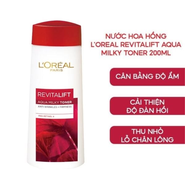 Nước Hoa Hồng Làm Giảm Nếp Nhăn L'Oréal Paris