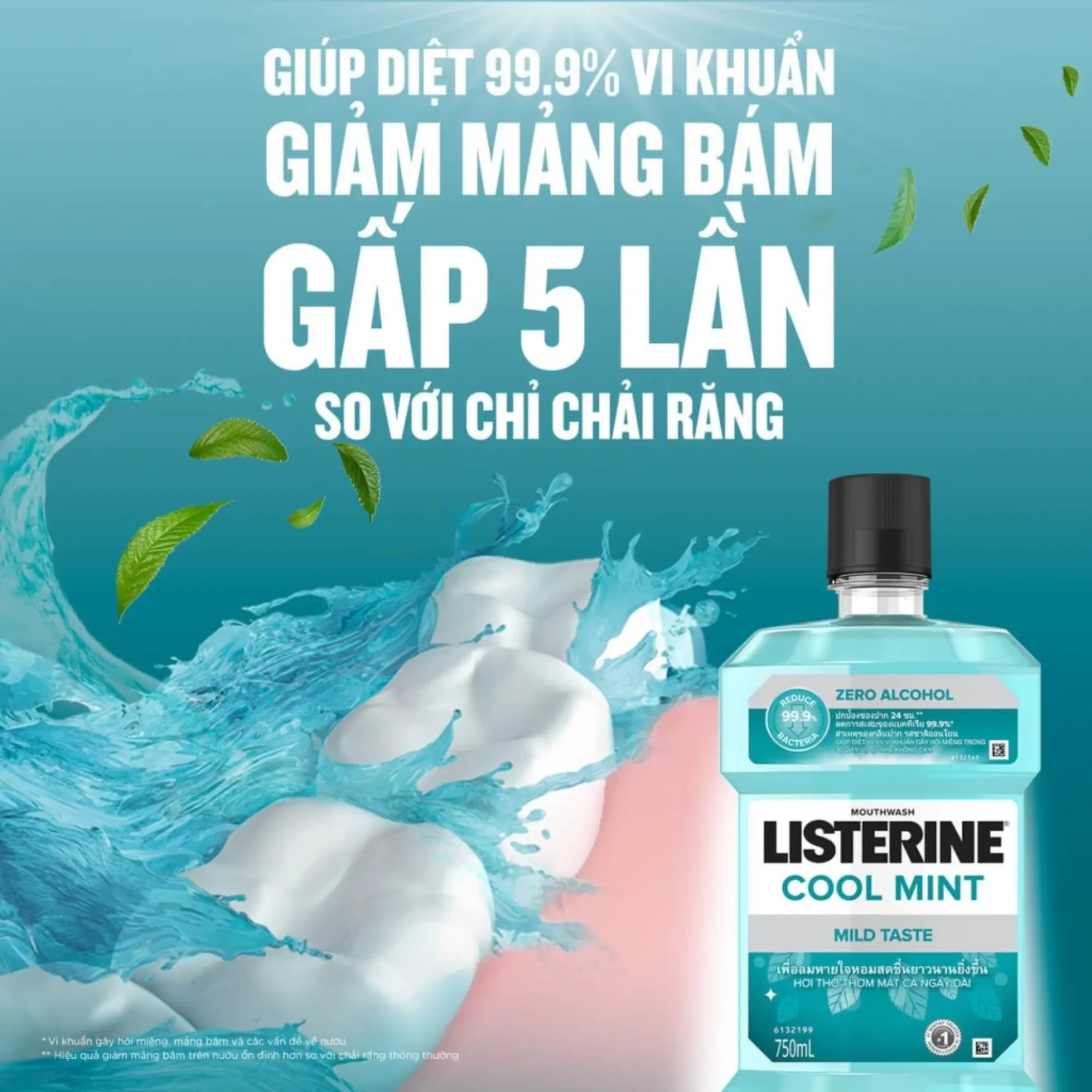 nước súc miệng listerine