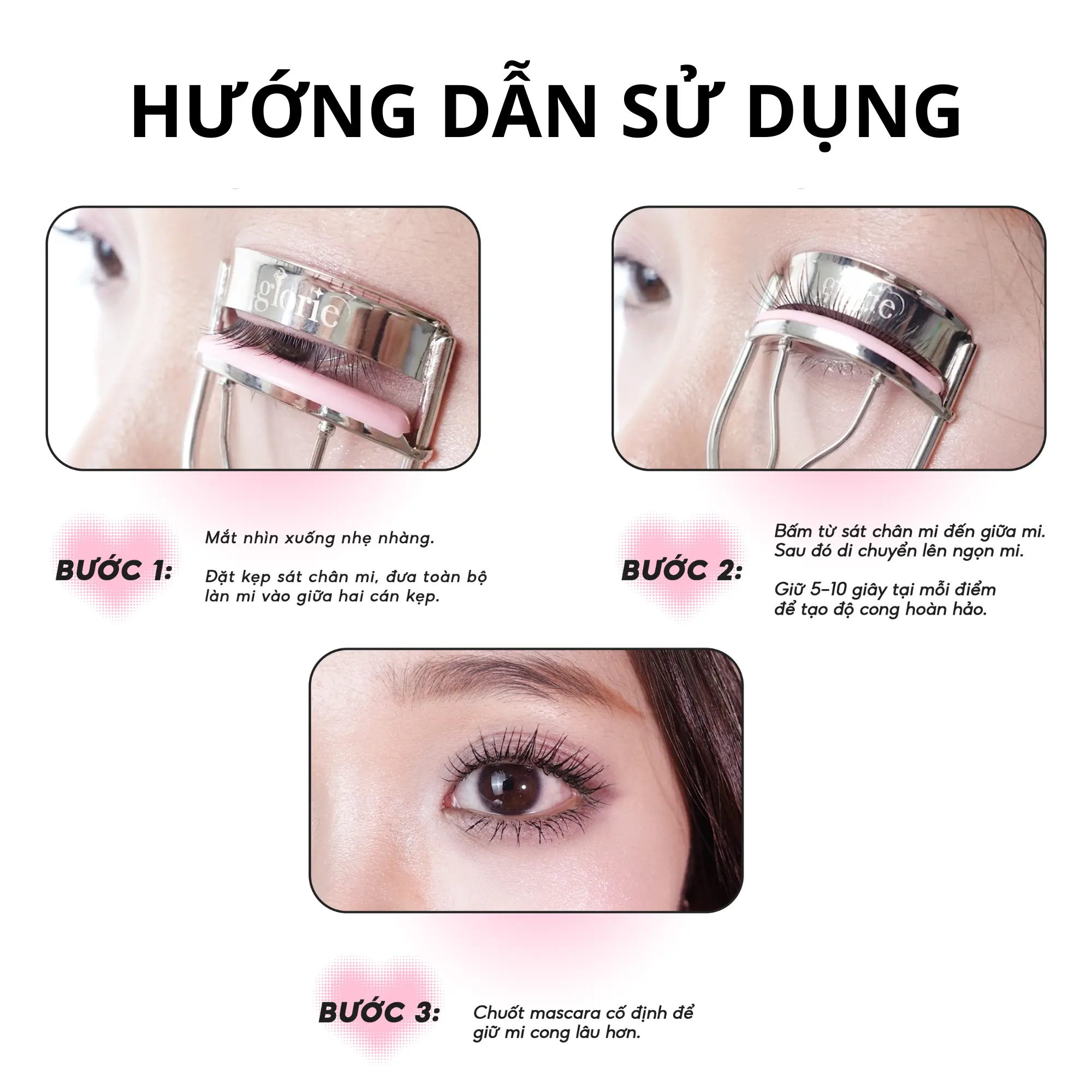 bấm mi góc rộng Glorie