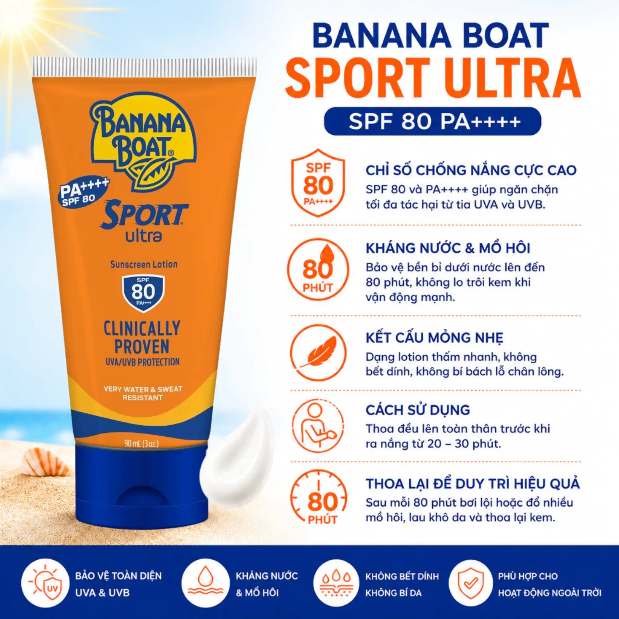 chống nắng spf80