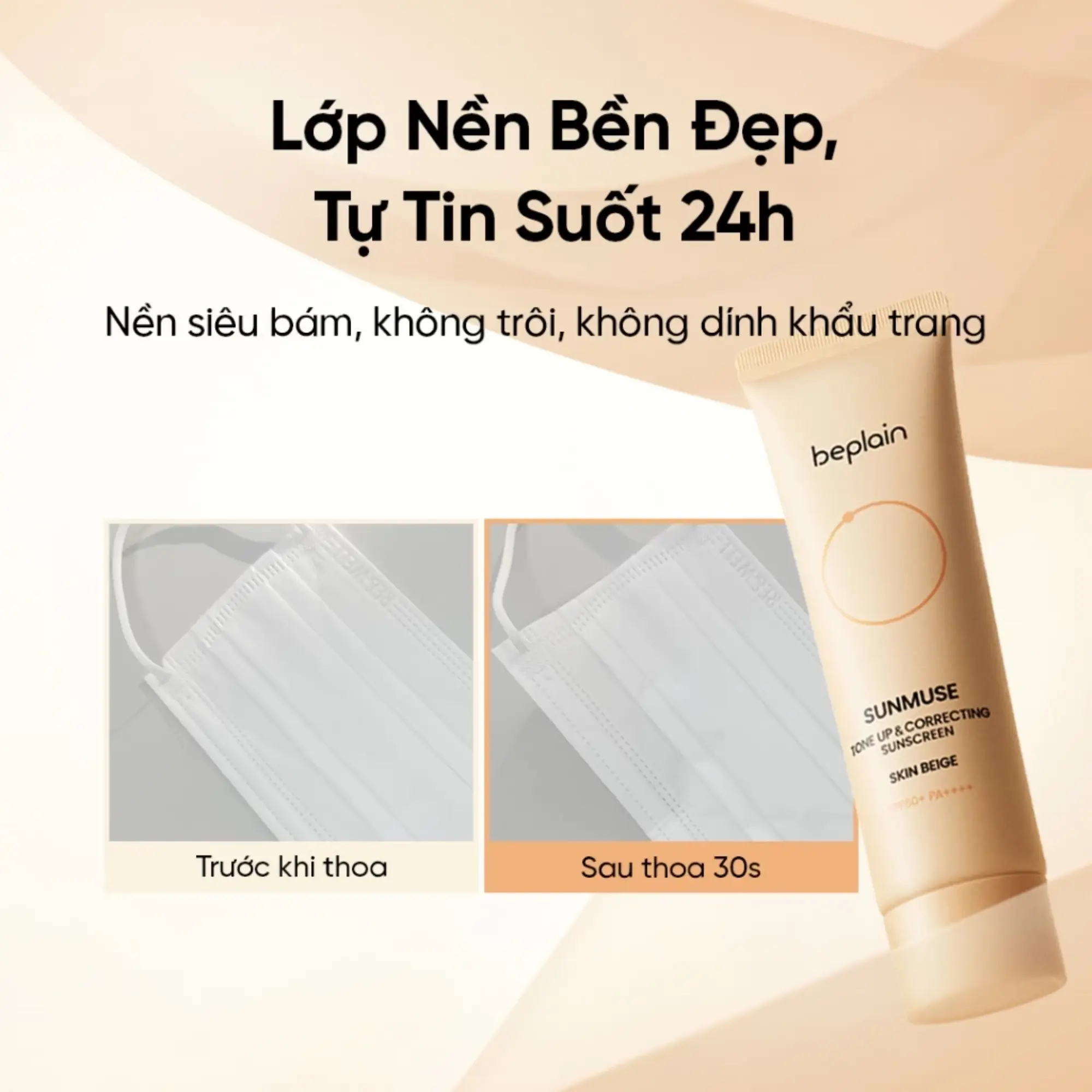chống nắng beplain beige