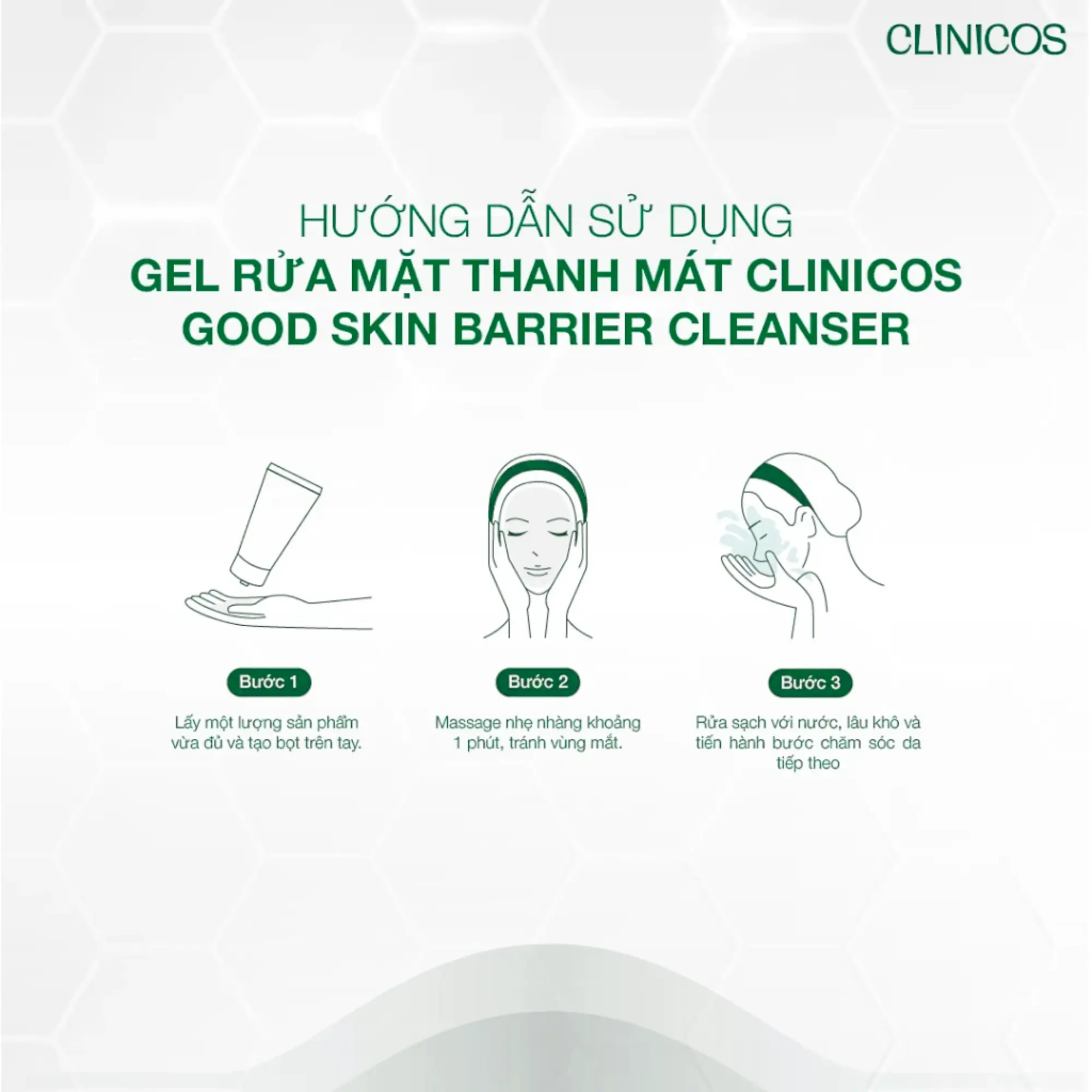 gel rửa mặt clinicos