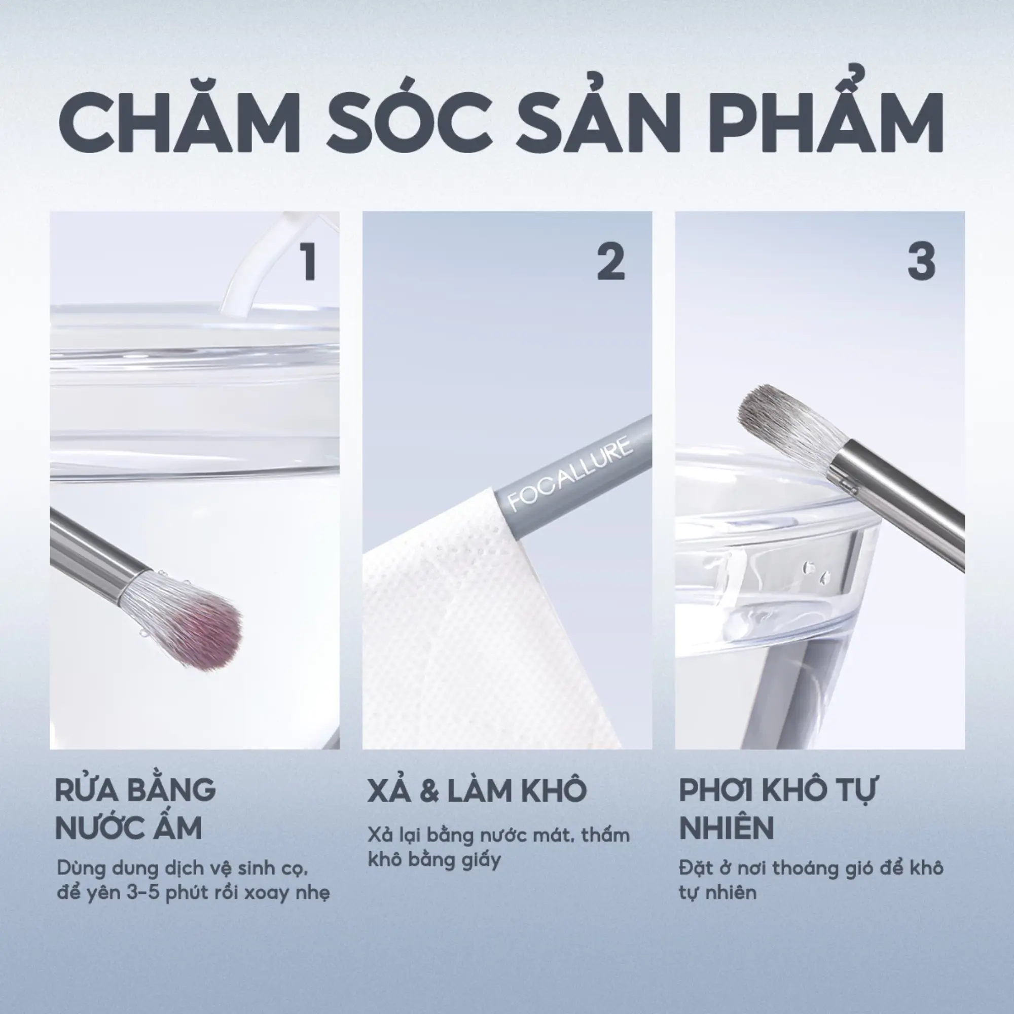 bộ cọ focallure 6 cây