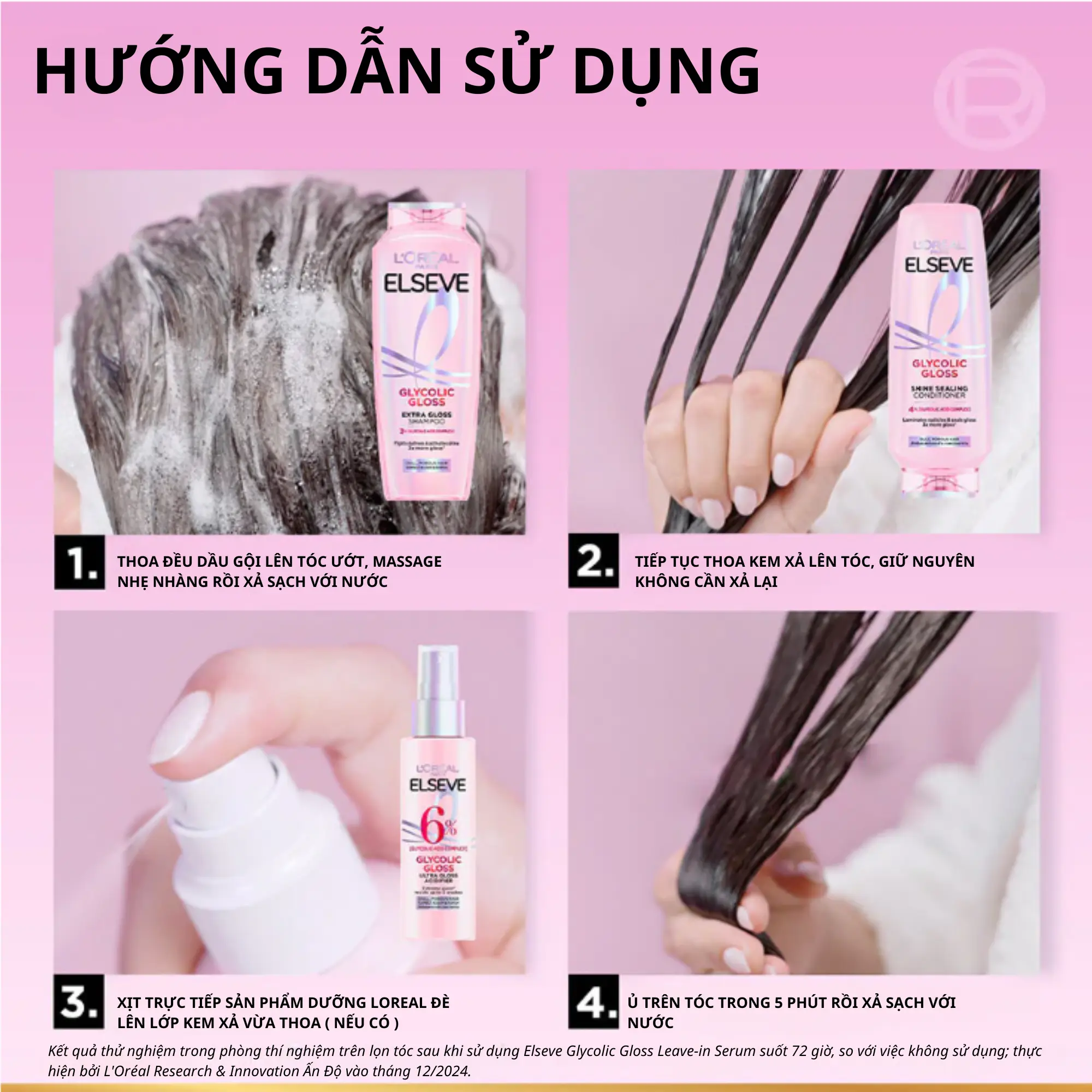 dầu gội Loreal hồng