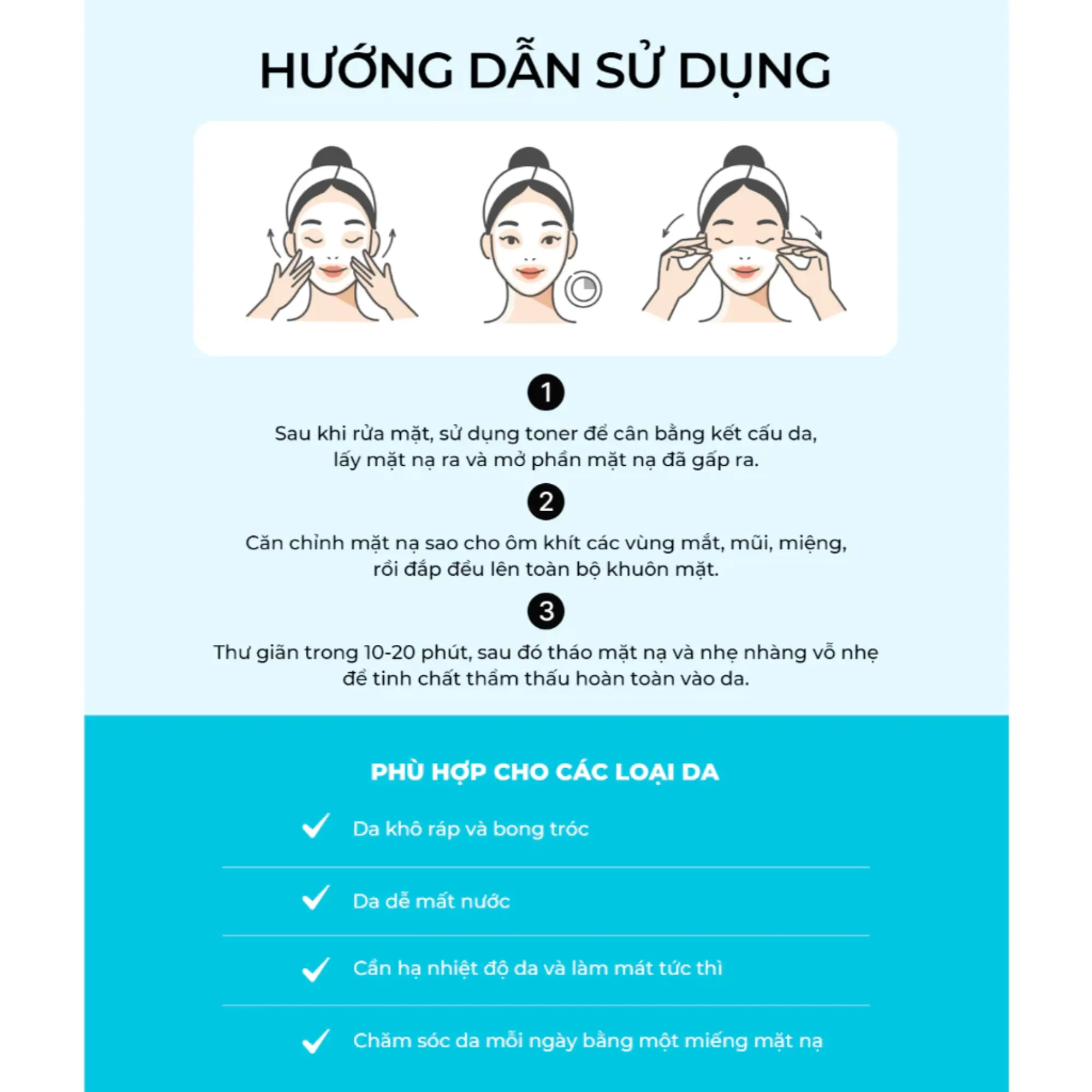 mặt nạ cấp nước Derladie