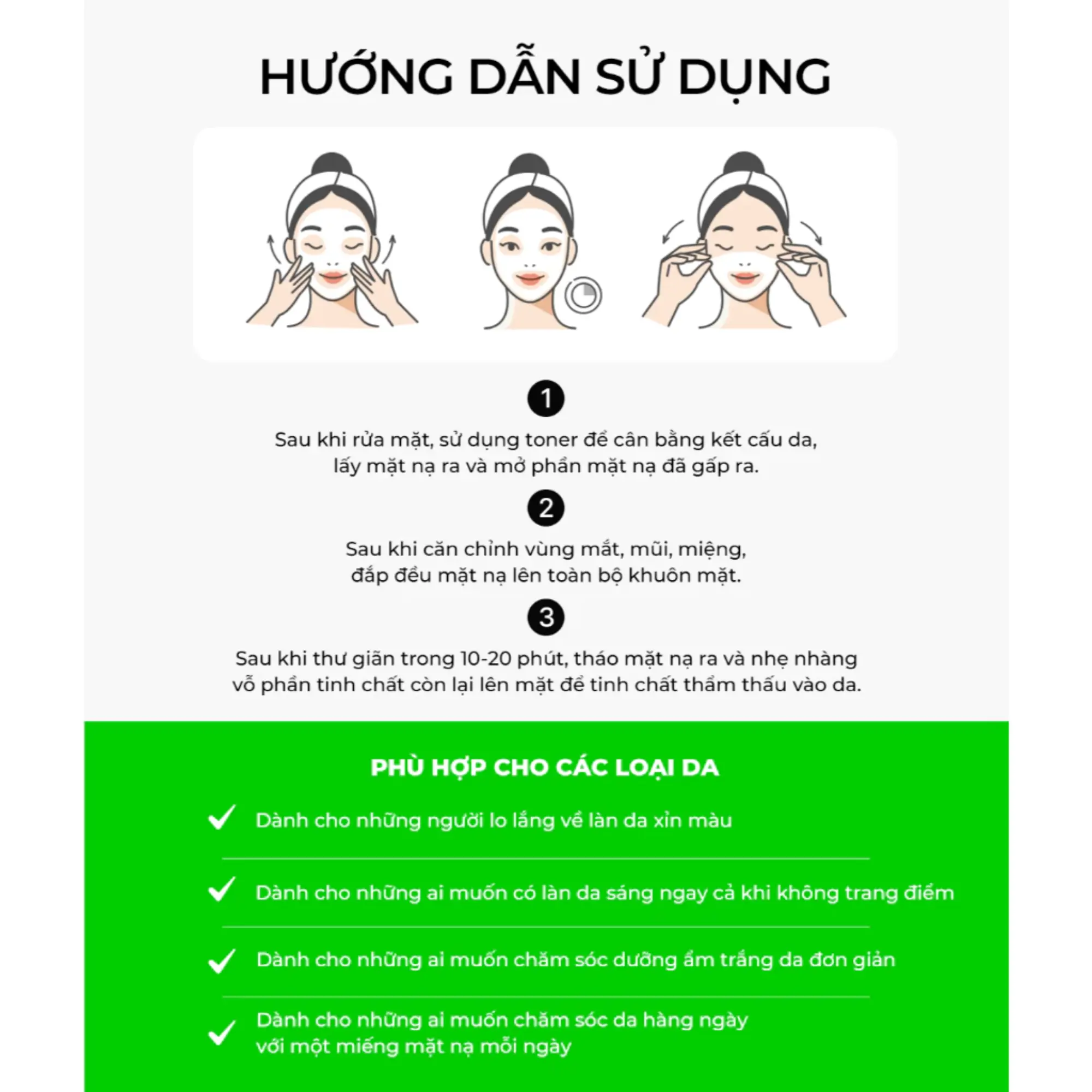 mặt nạ nuôi dưỡng da xỉn màu Derladie