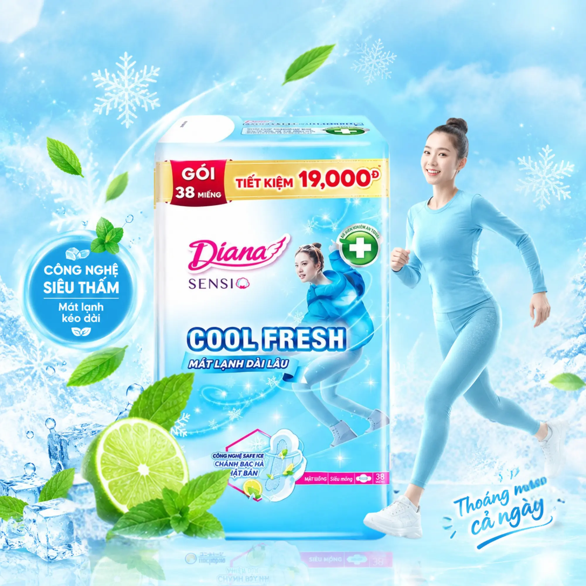 diana cool fresh 38 miếng