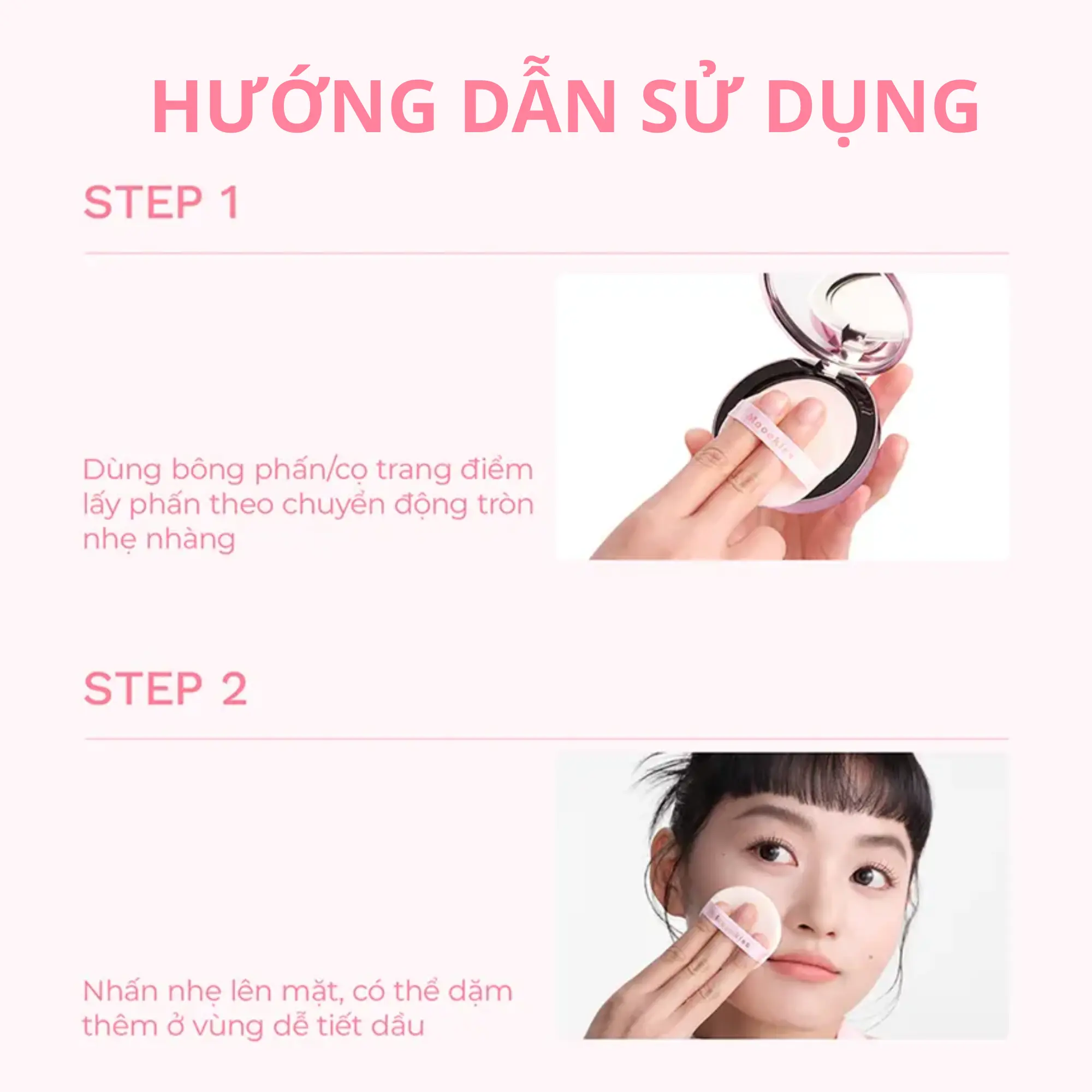 phấn phủ nén Mooekiss