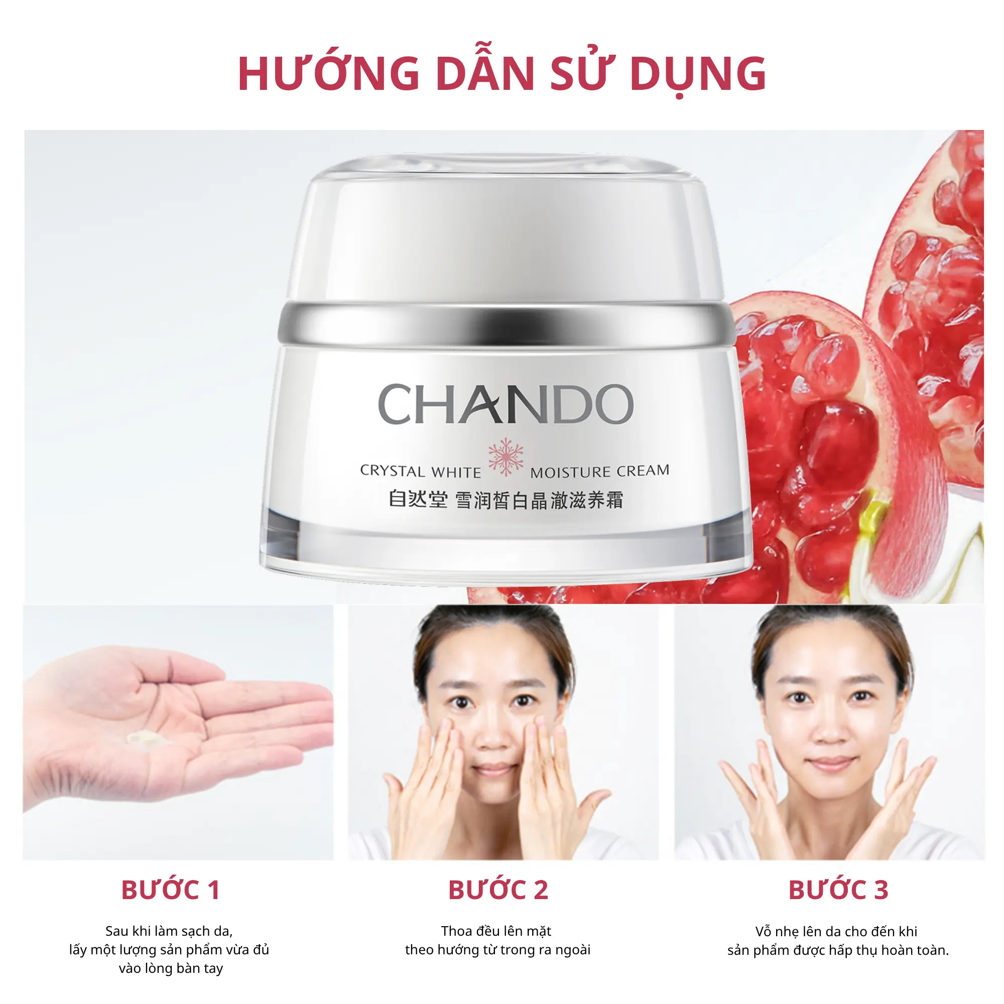 Kem dưỡng pha lê Chando