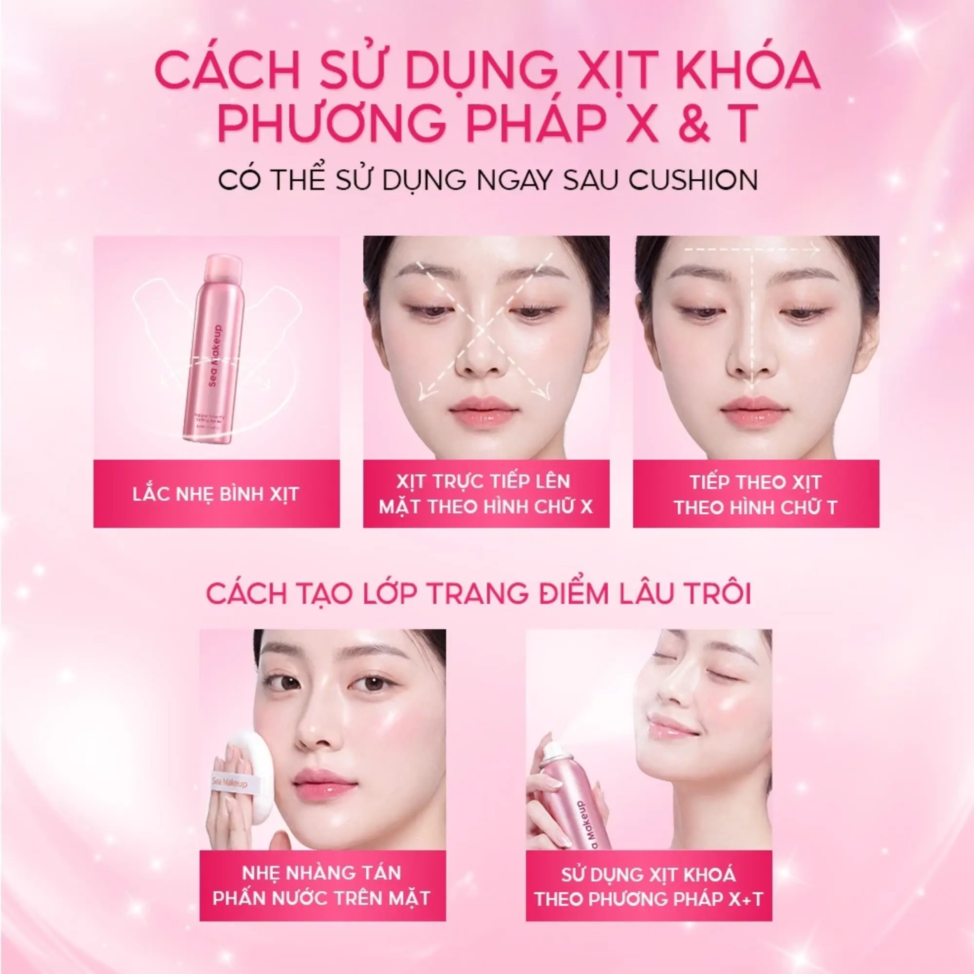 xịt khóa nền Sea Makeup