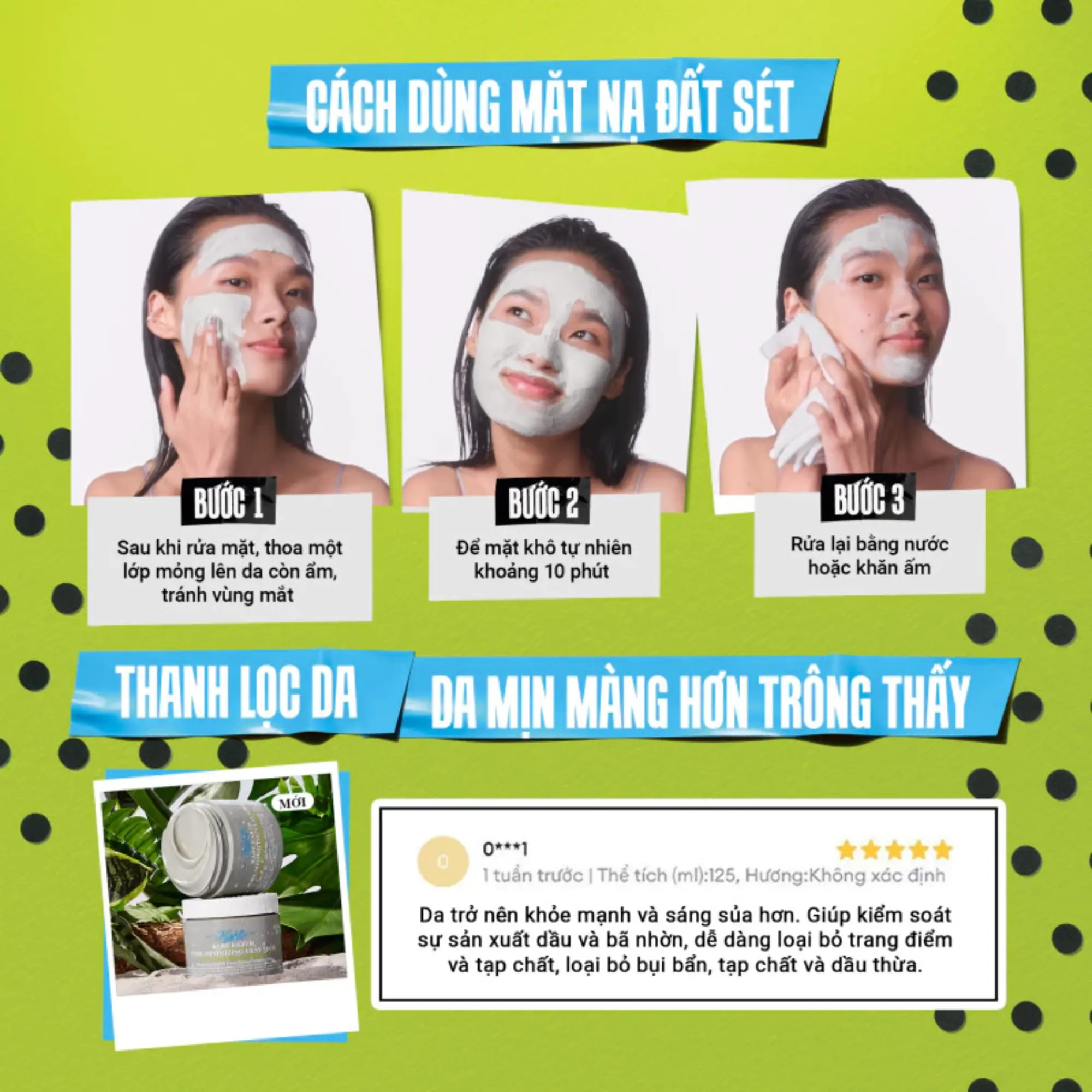 kiehls mặt nạ đất sét