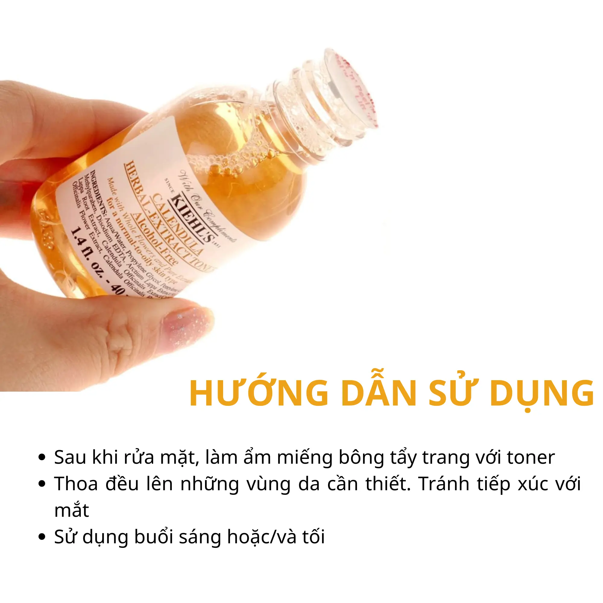 kiehls toner hoa cúc