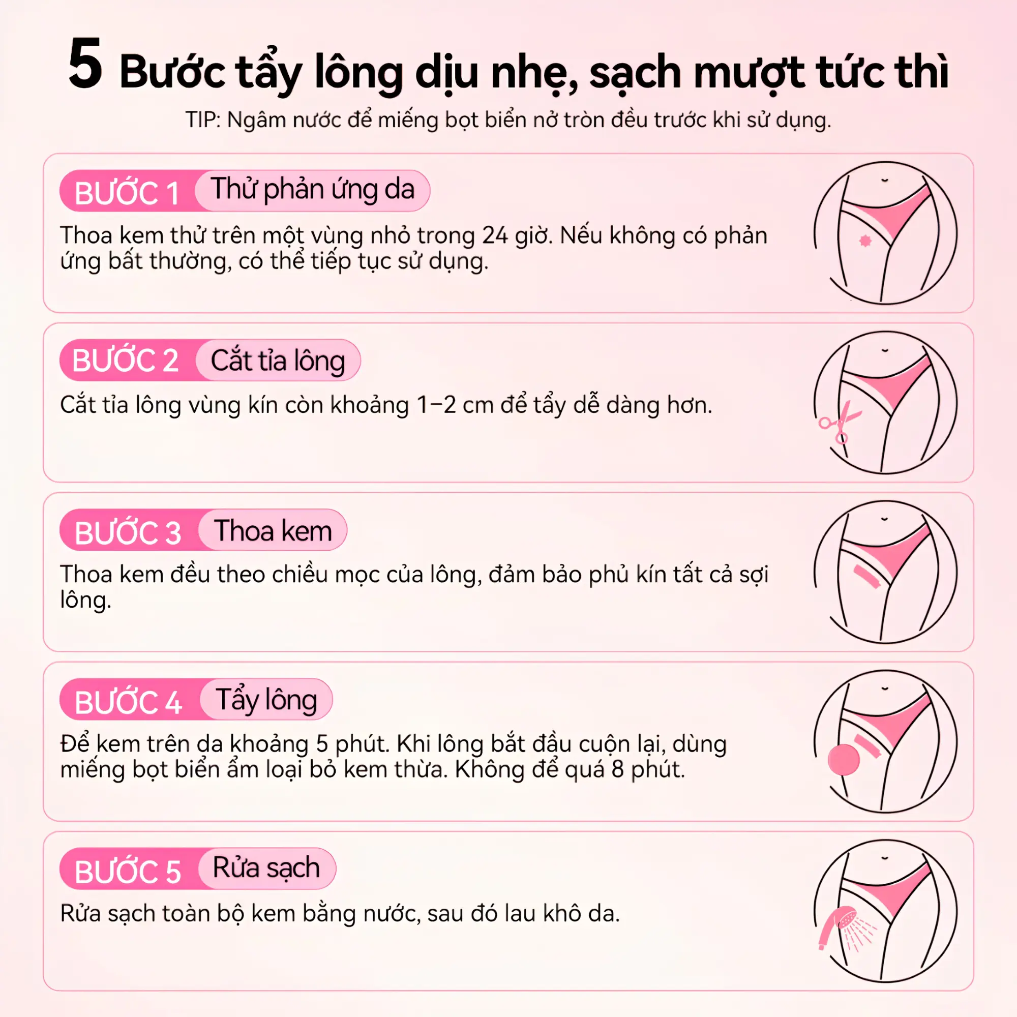 tẩy lông lanbena