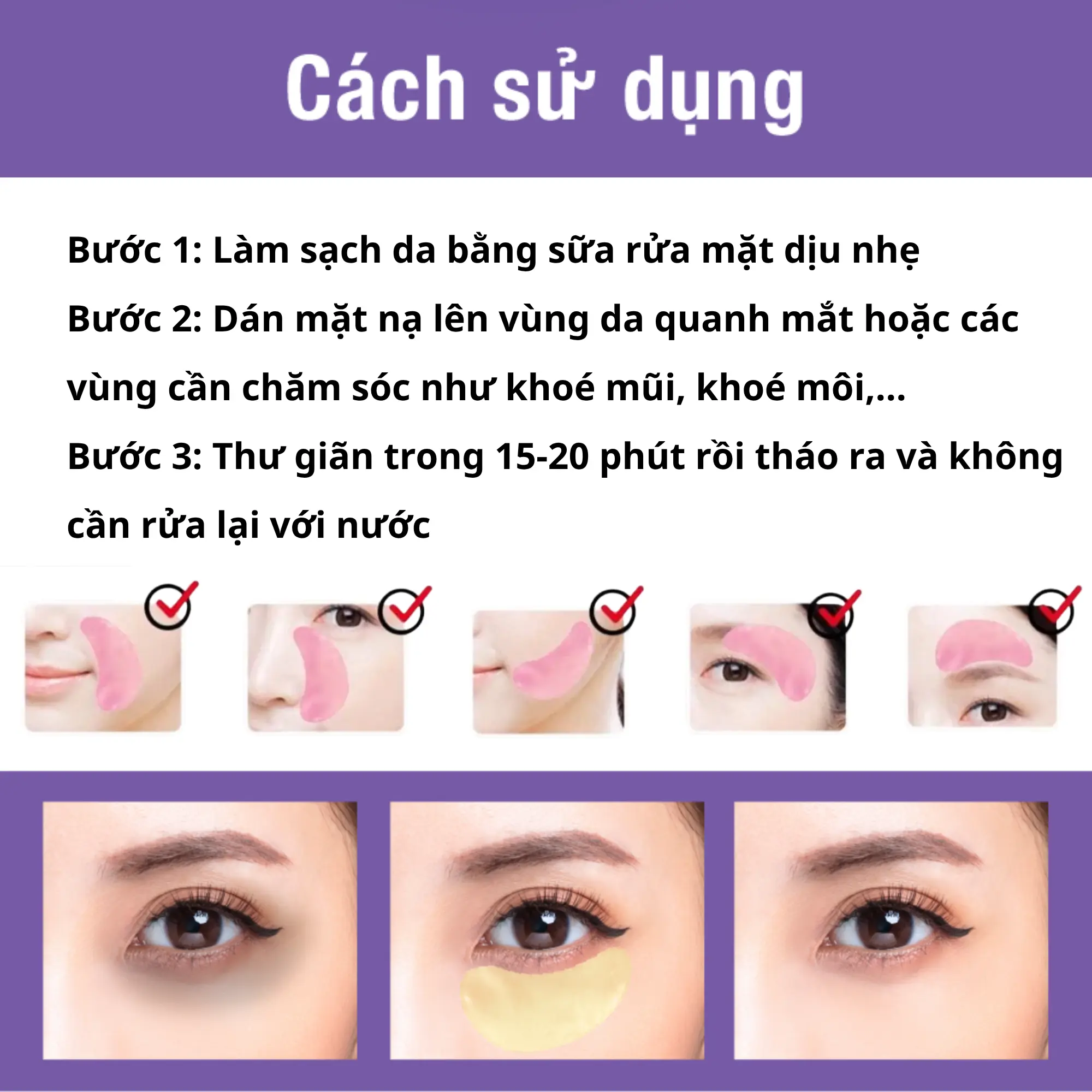 mặt nạ mắt baby bright