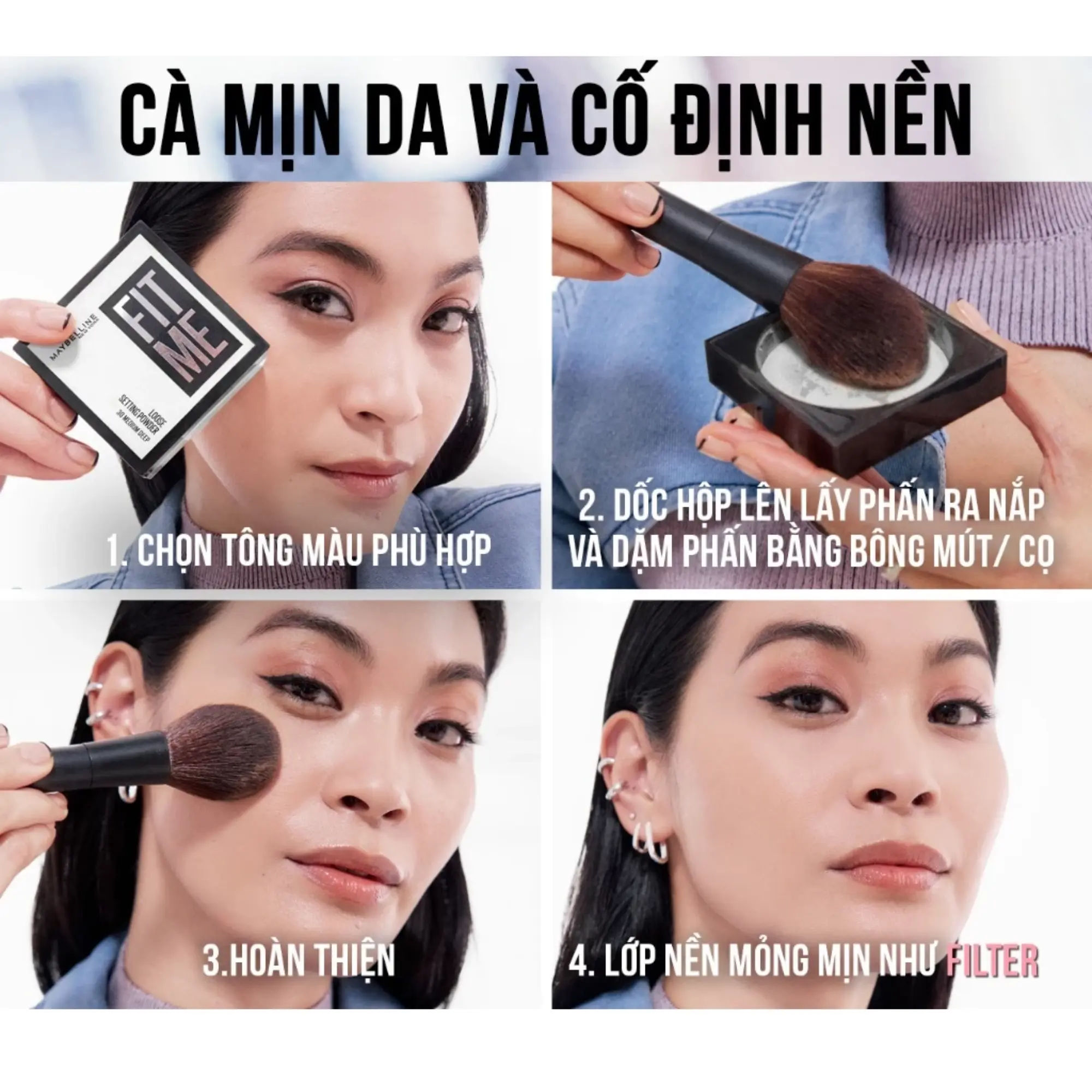 phấn bột maybelline