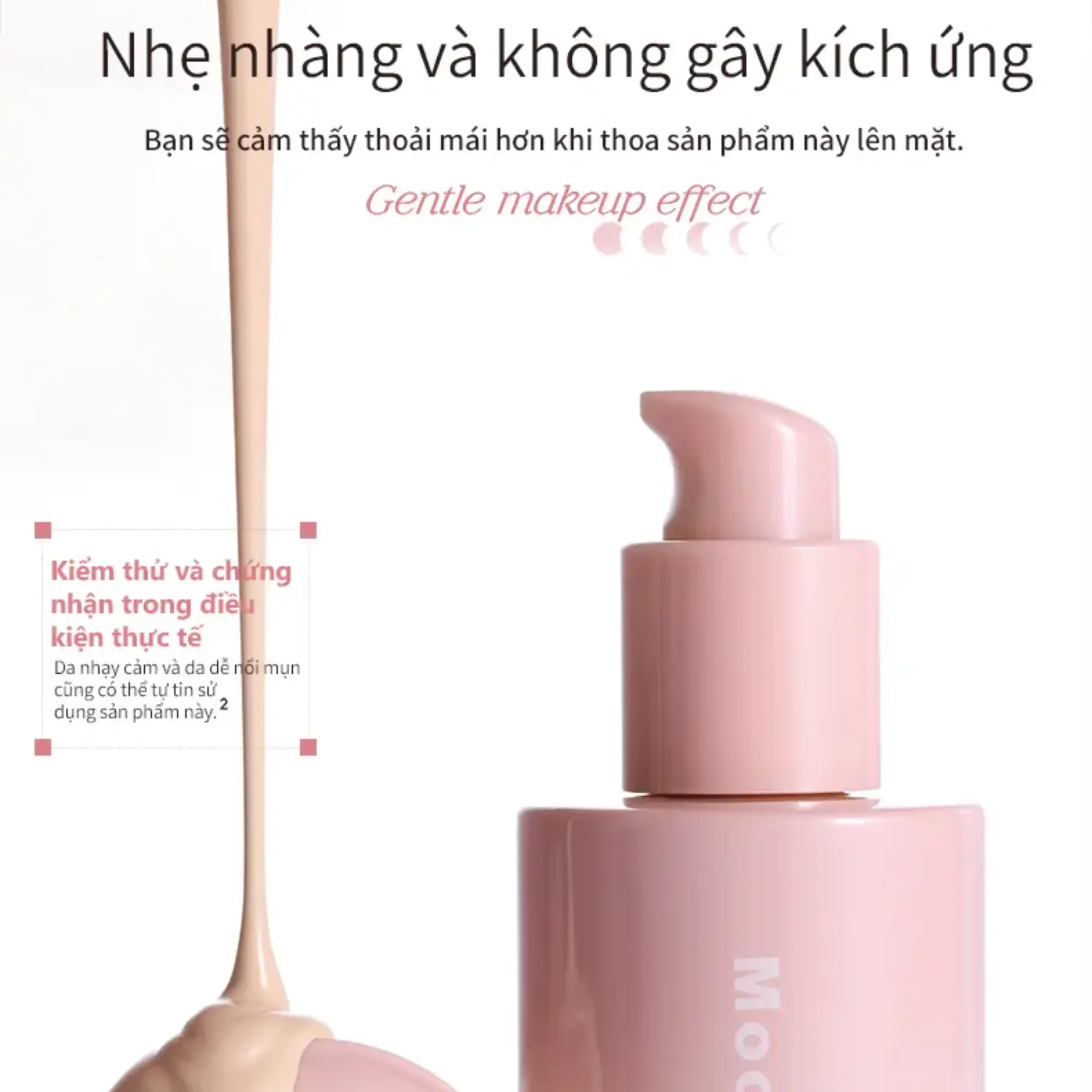 Kem nền da khô Mooekiss