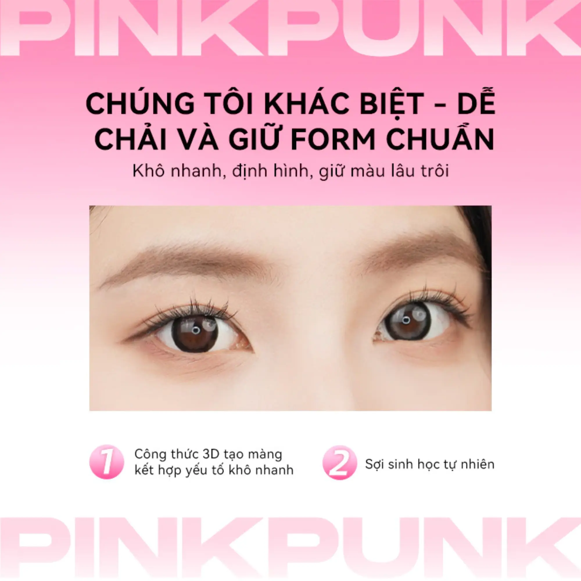 Pinkpunk mascara chân mày