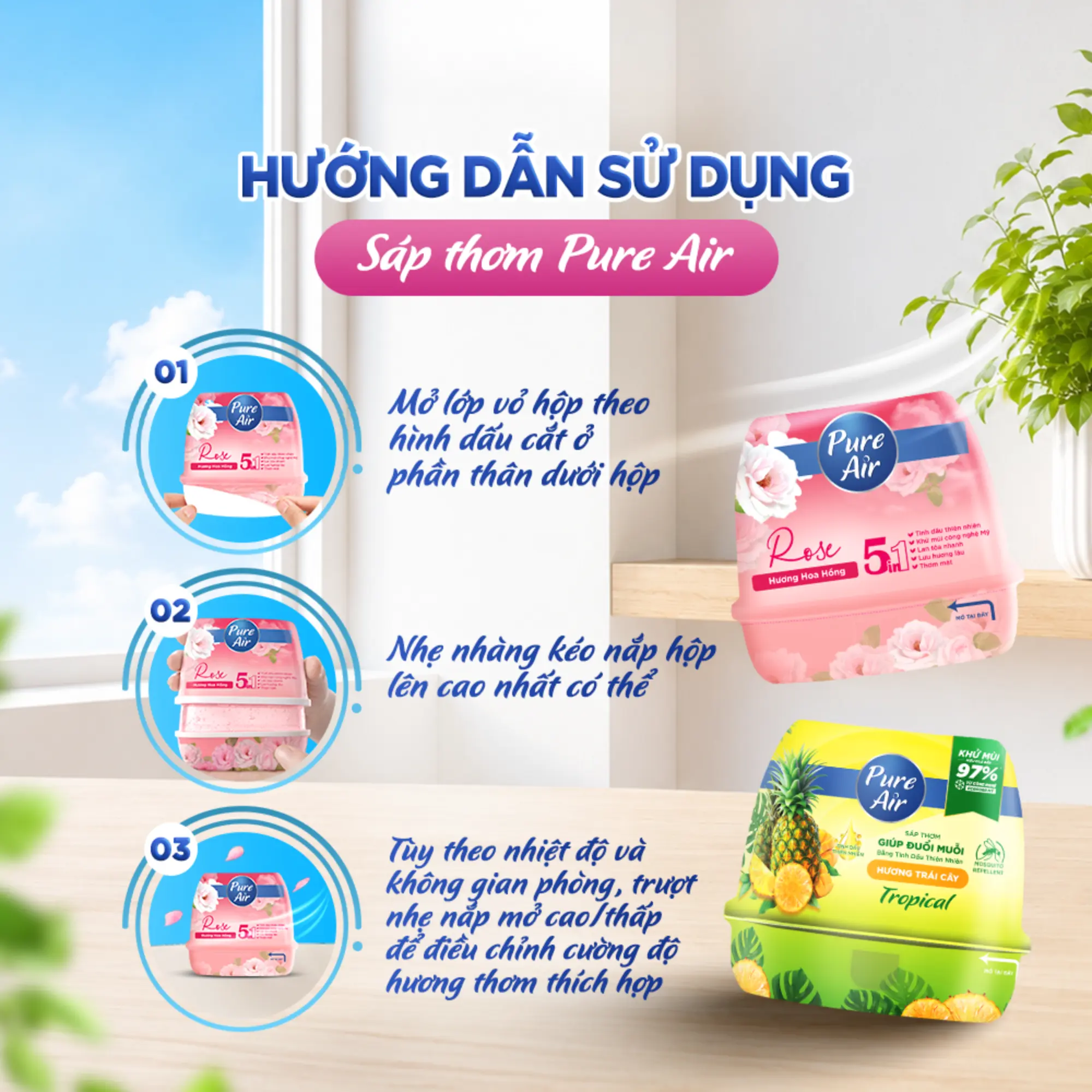 soáp thơm Pure Air