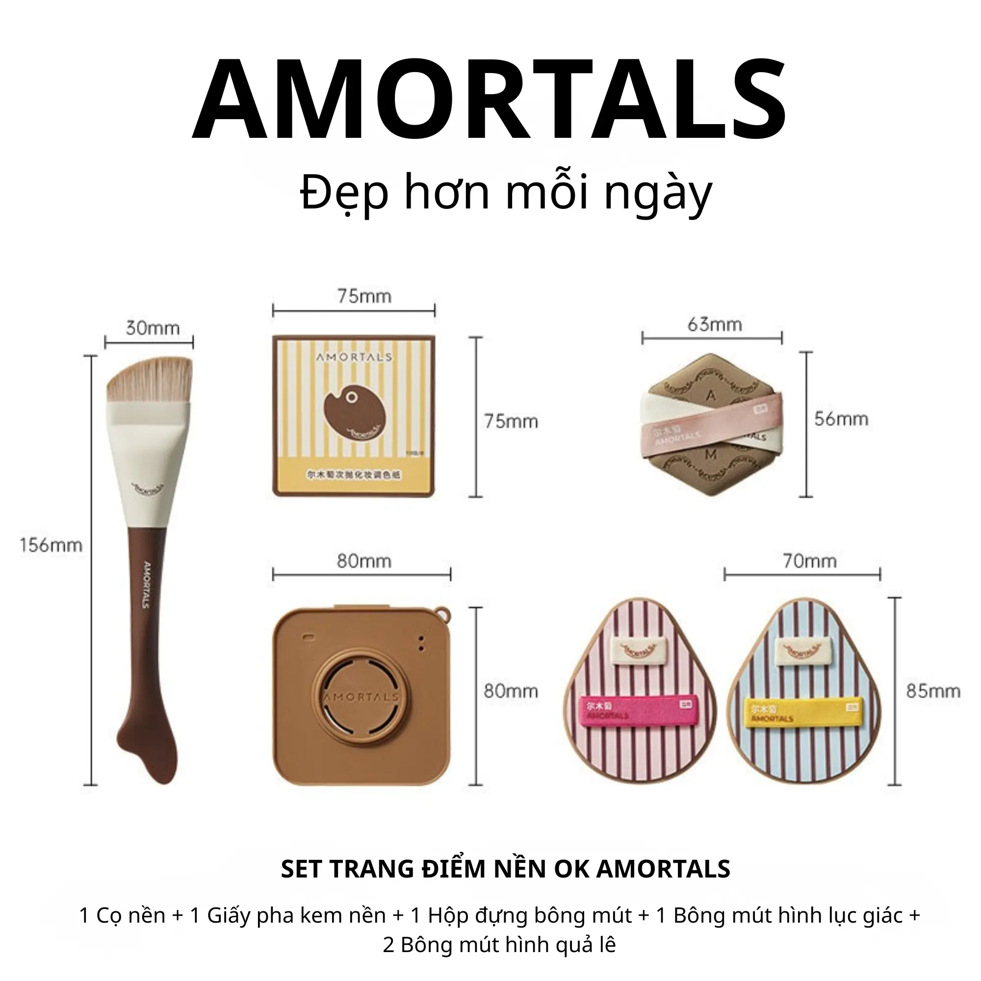 set bộ 6 món Amortals