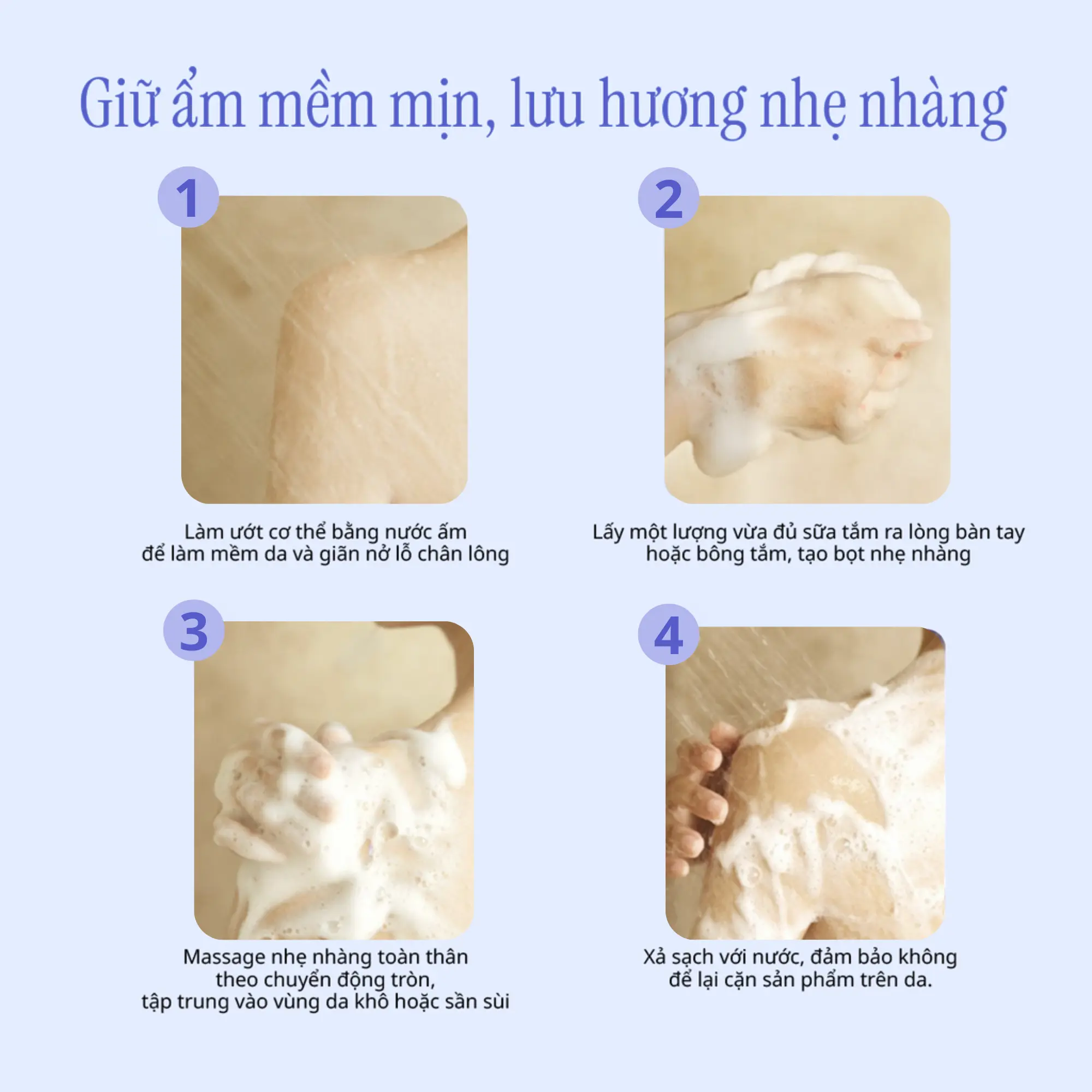 sữa tắm dưỡng ẩm Chando