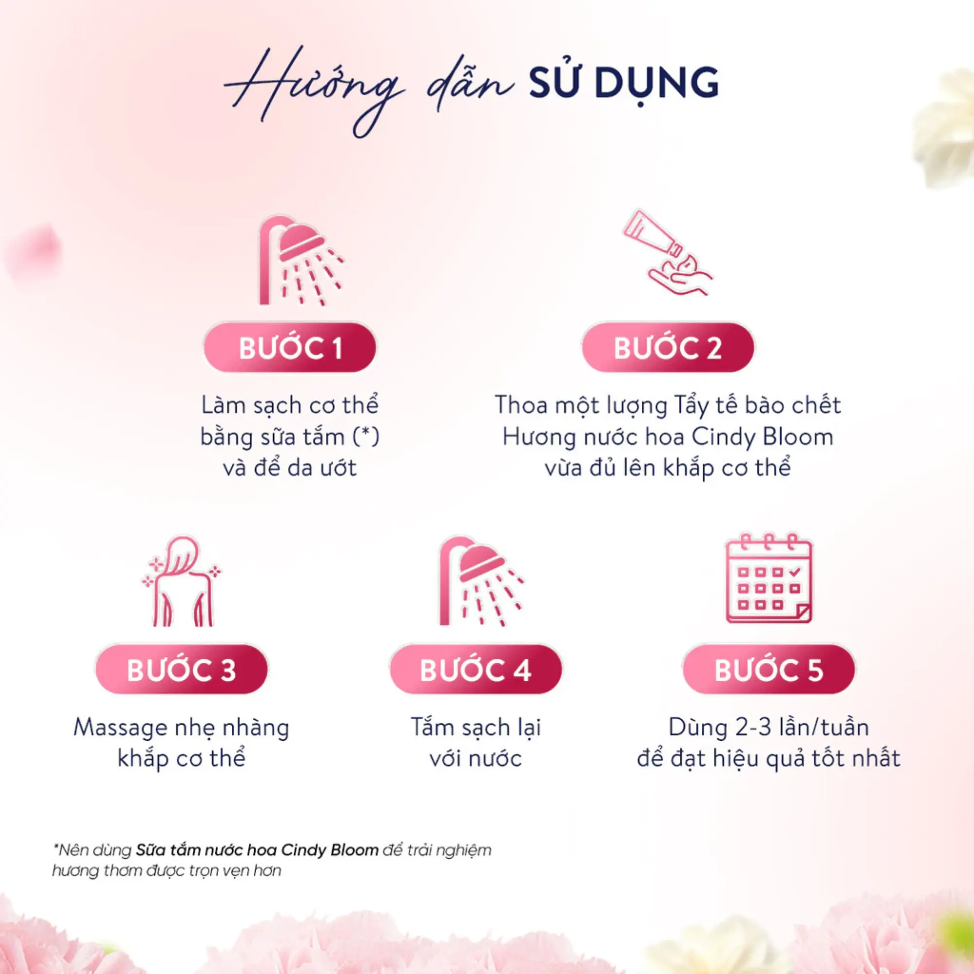 tẩy tế bào chết body Cindy Bloom