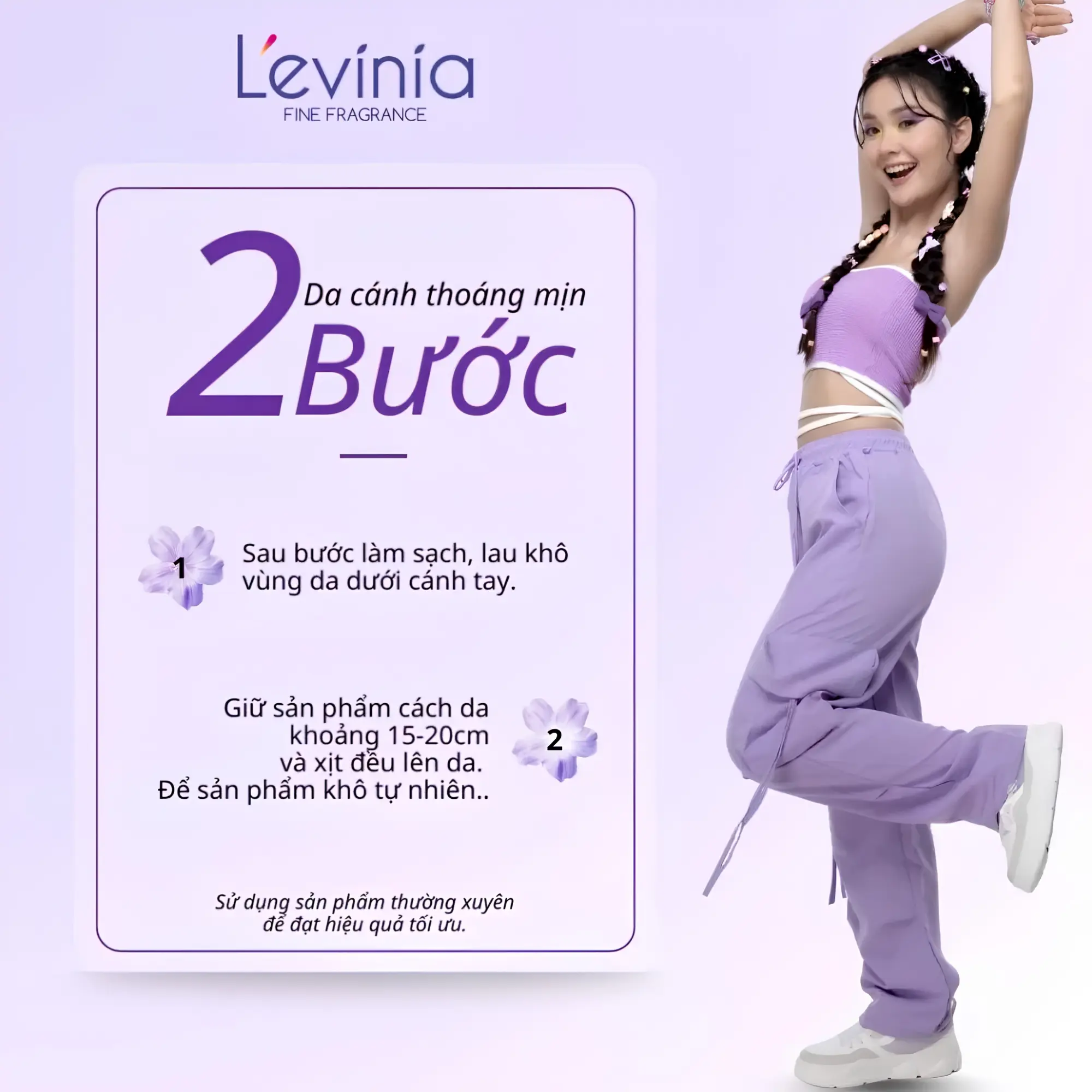 xịt body Levinia