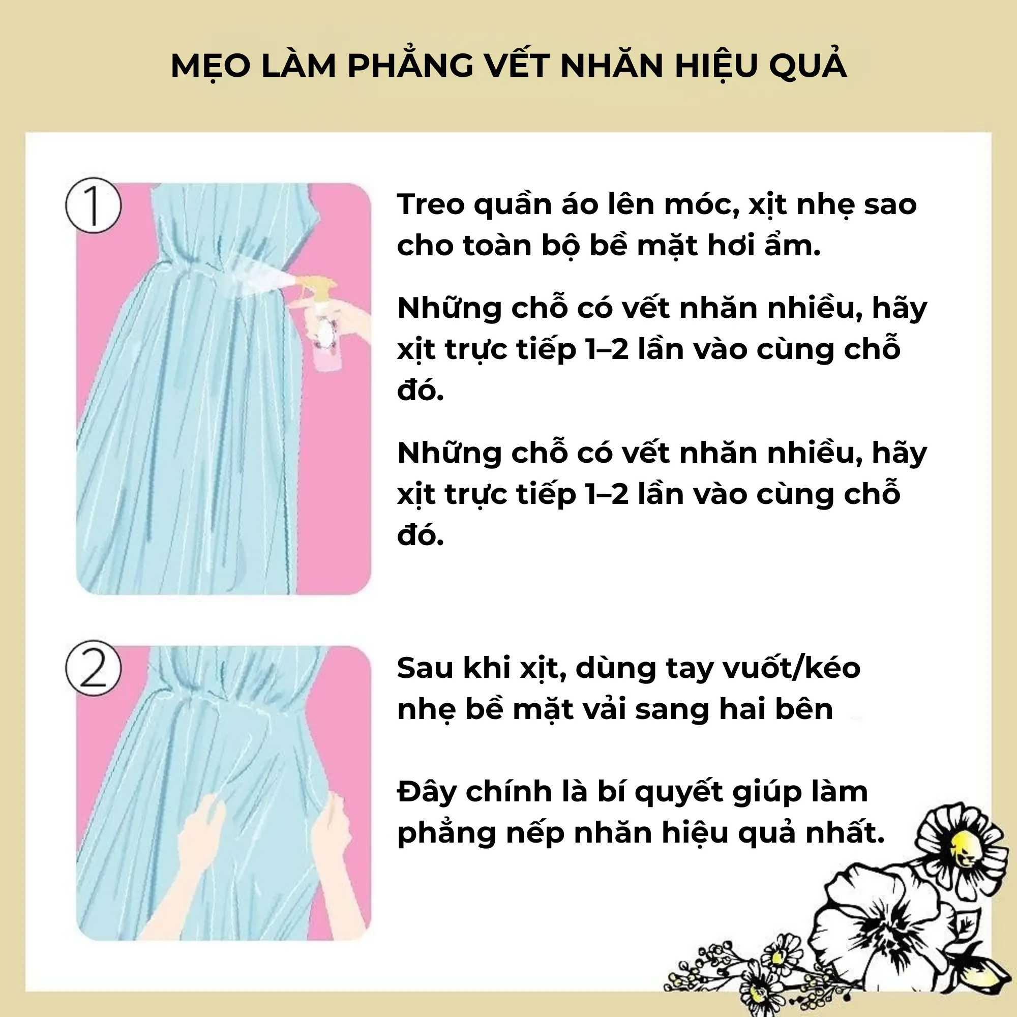 xịt thơm quần áo hương hoa