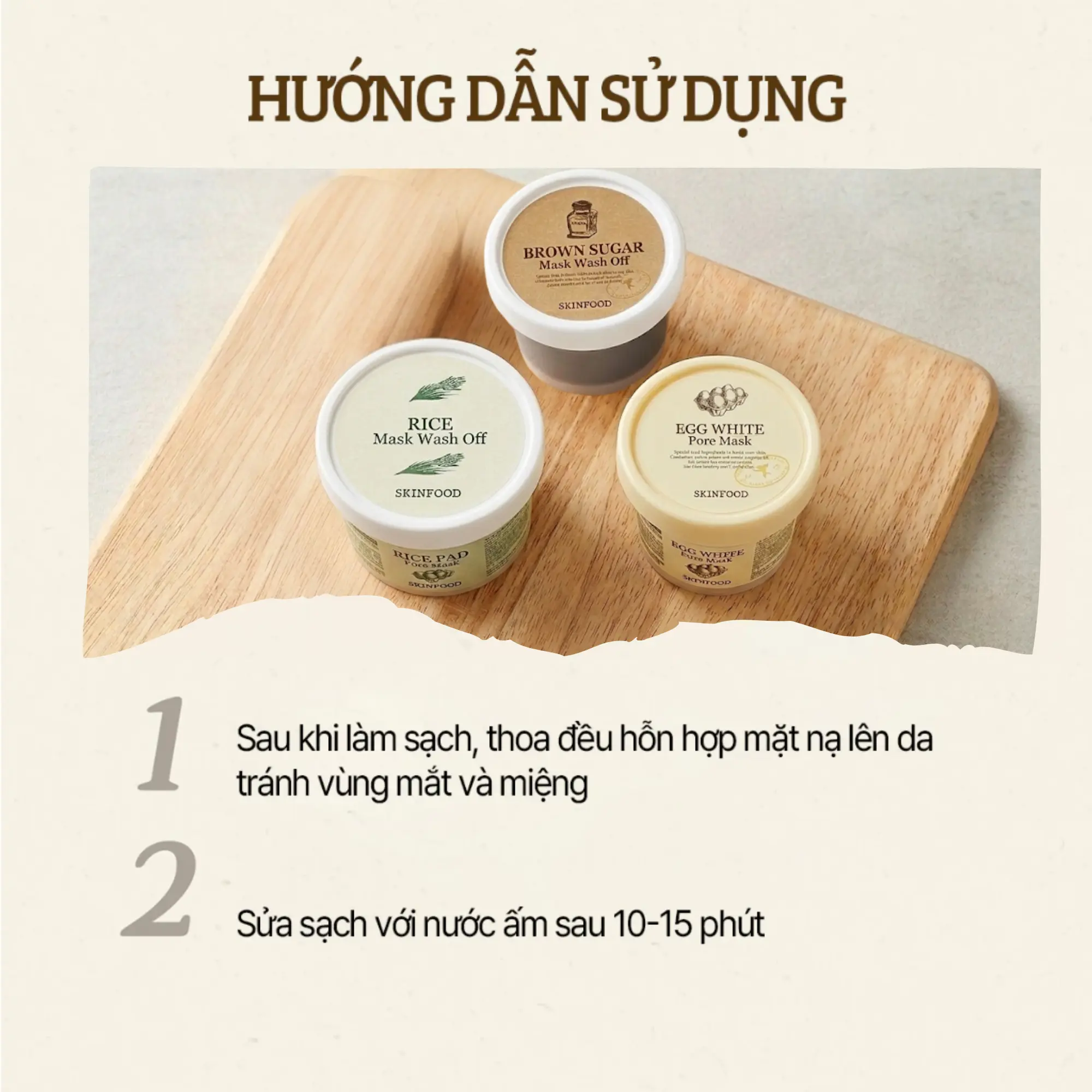 mặt nạ rửa skinfood