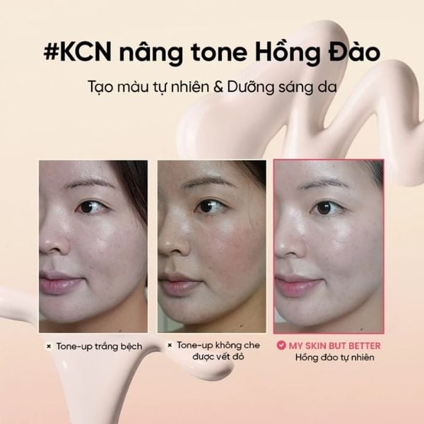 Kem Chống Nắng Beplain Sunmuse Tone Up & Correcting Sunscreen Peach Pink SPF50+ PA++++