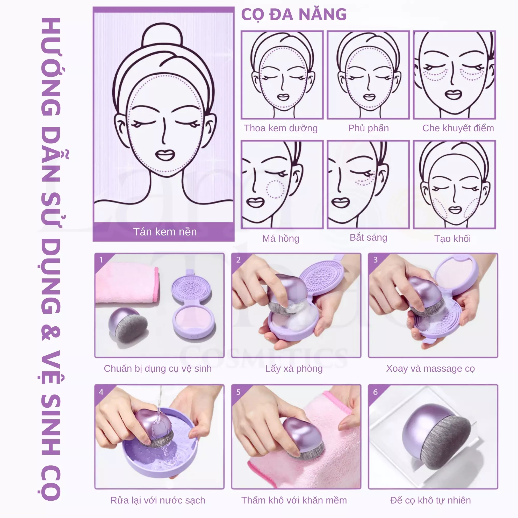 cọ kem nền jessup luxury