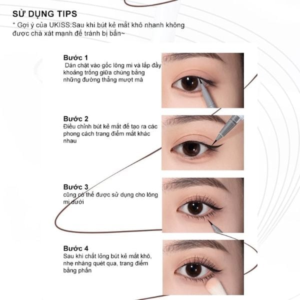 Bút Kẻ Mắt Nước Ukiss Dream Brush Eyeliner