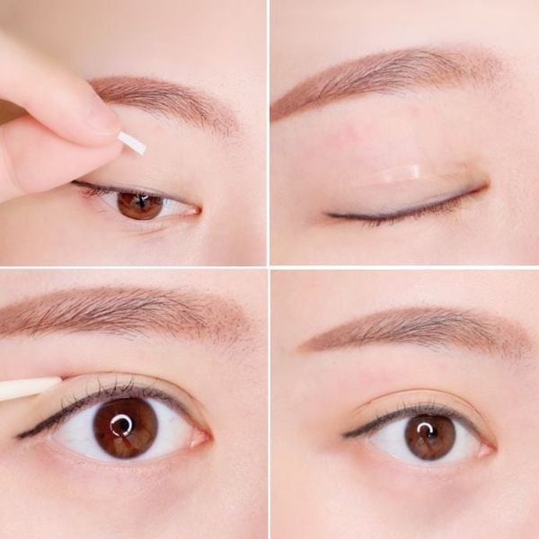 Miếng Dán Kích Mí Màu Nude Loại Mỏng 60 Miếng Merina