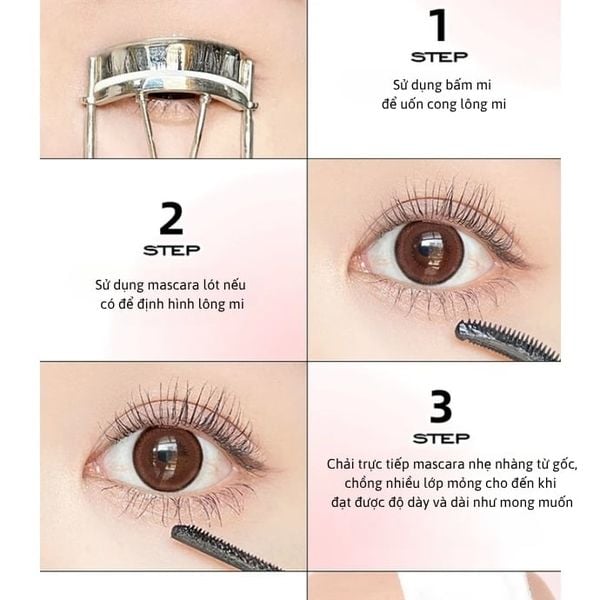 Mascara Làm Cong Mi Ukiss Fireworks Plume Mascara