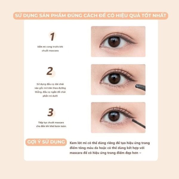 Mascara Định Hình Mi Ukiss Eyelashes Base