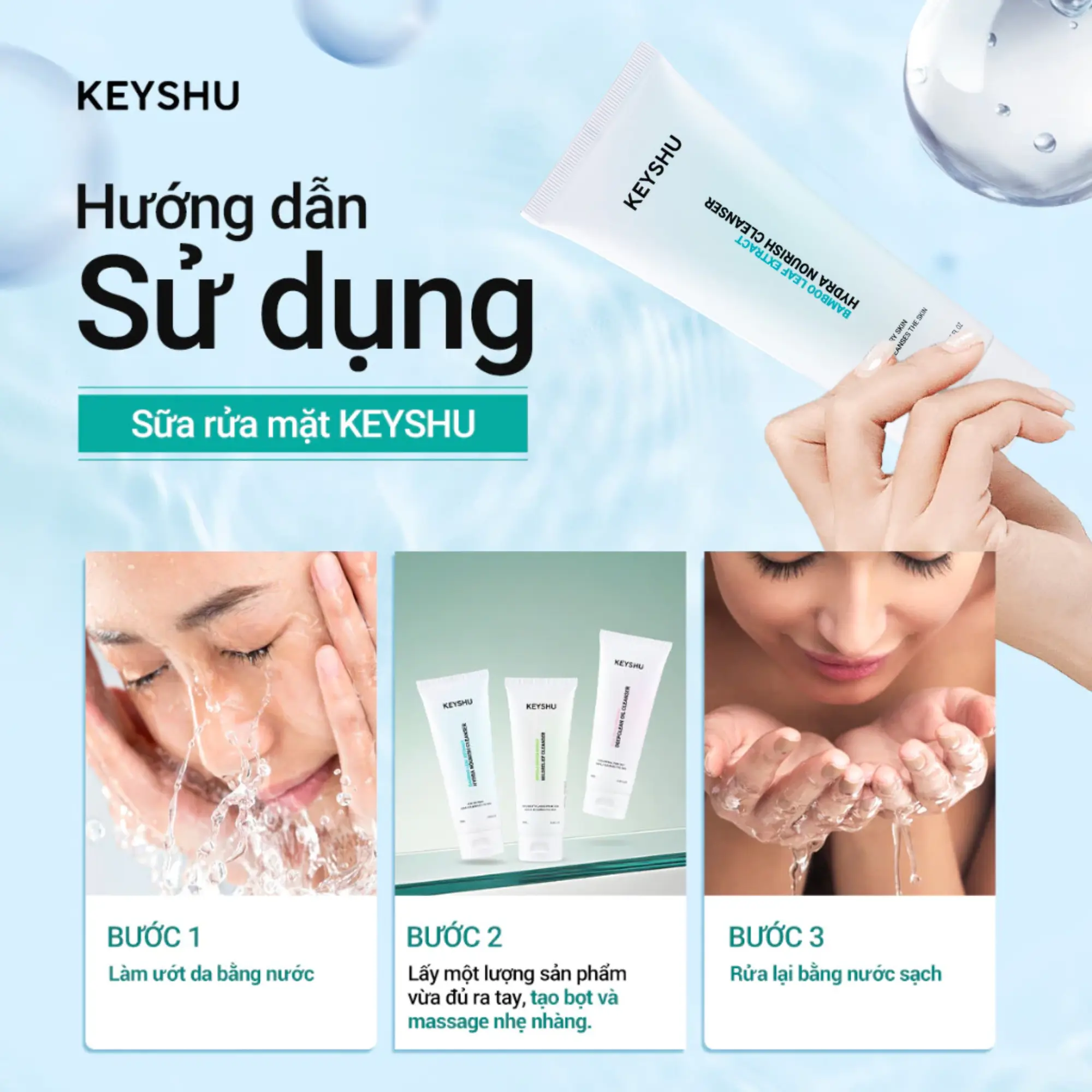 sữa rửa mặt mildrelief