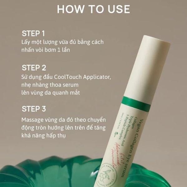 Tinh Chất Dưỡng Mắt Thuần Chay Axis-Y Vegan Collagen Eye Serum