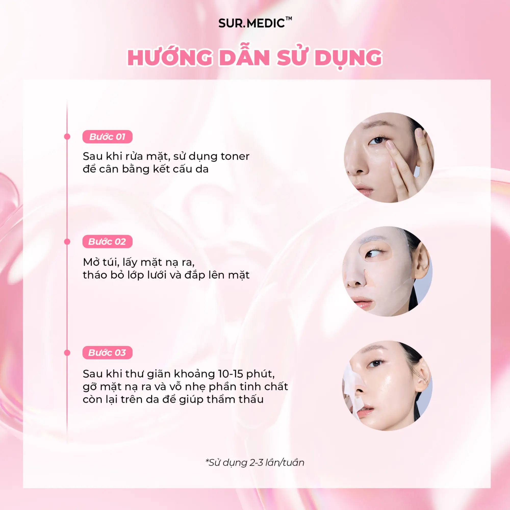 mặt nạ khoá ẩm Sur.medic