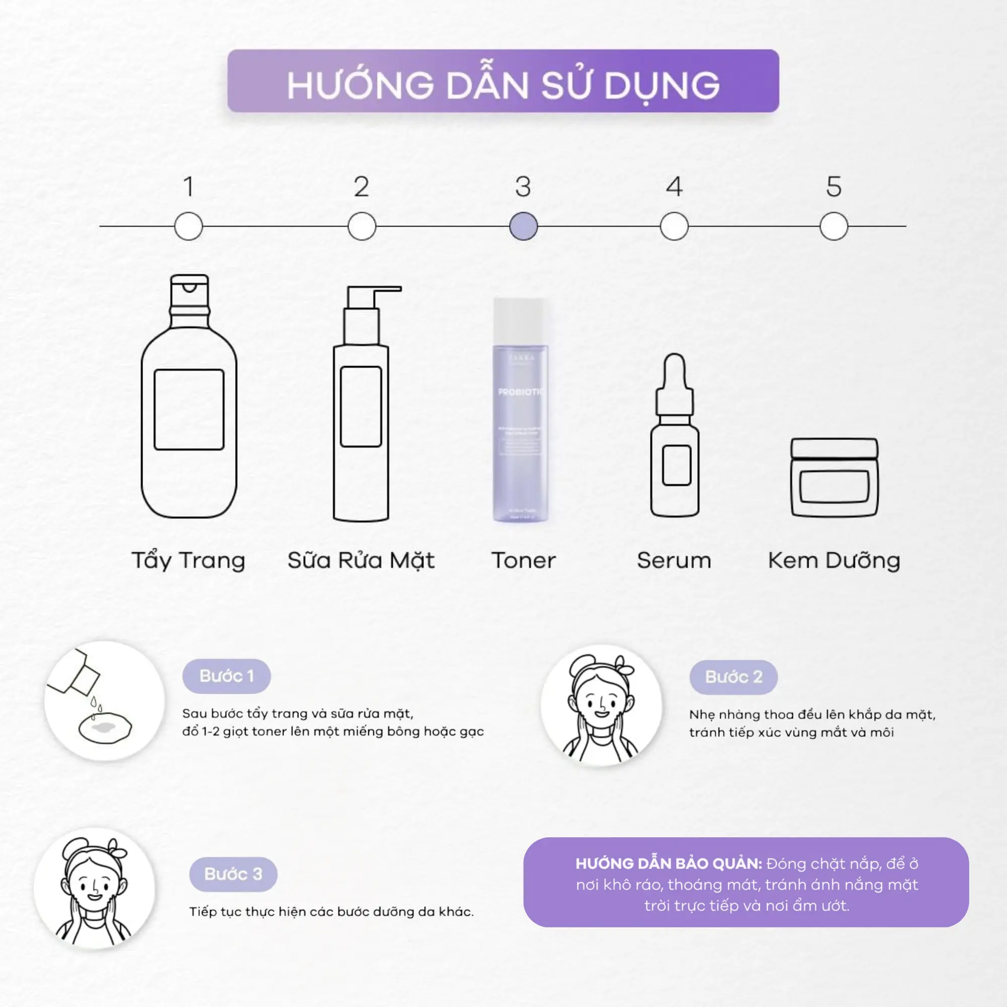 toner lợi khuẩn Zakka