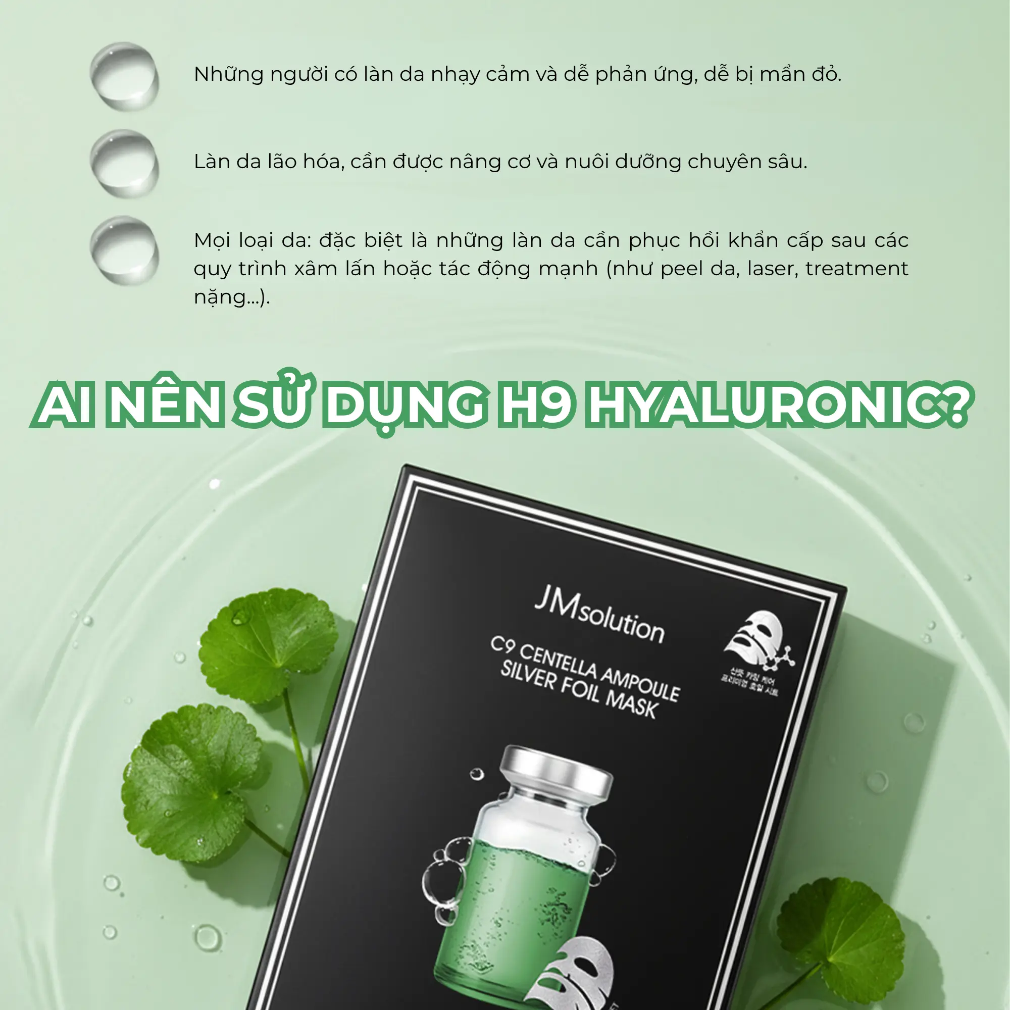 mặt nạ JM solution rau má