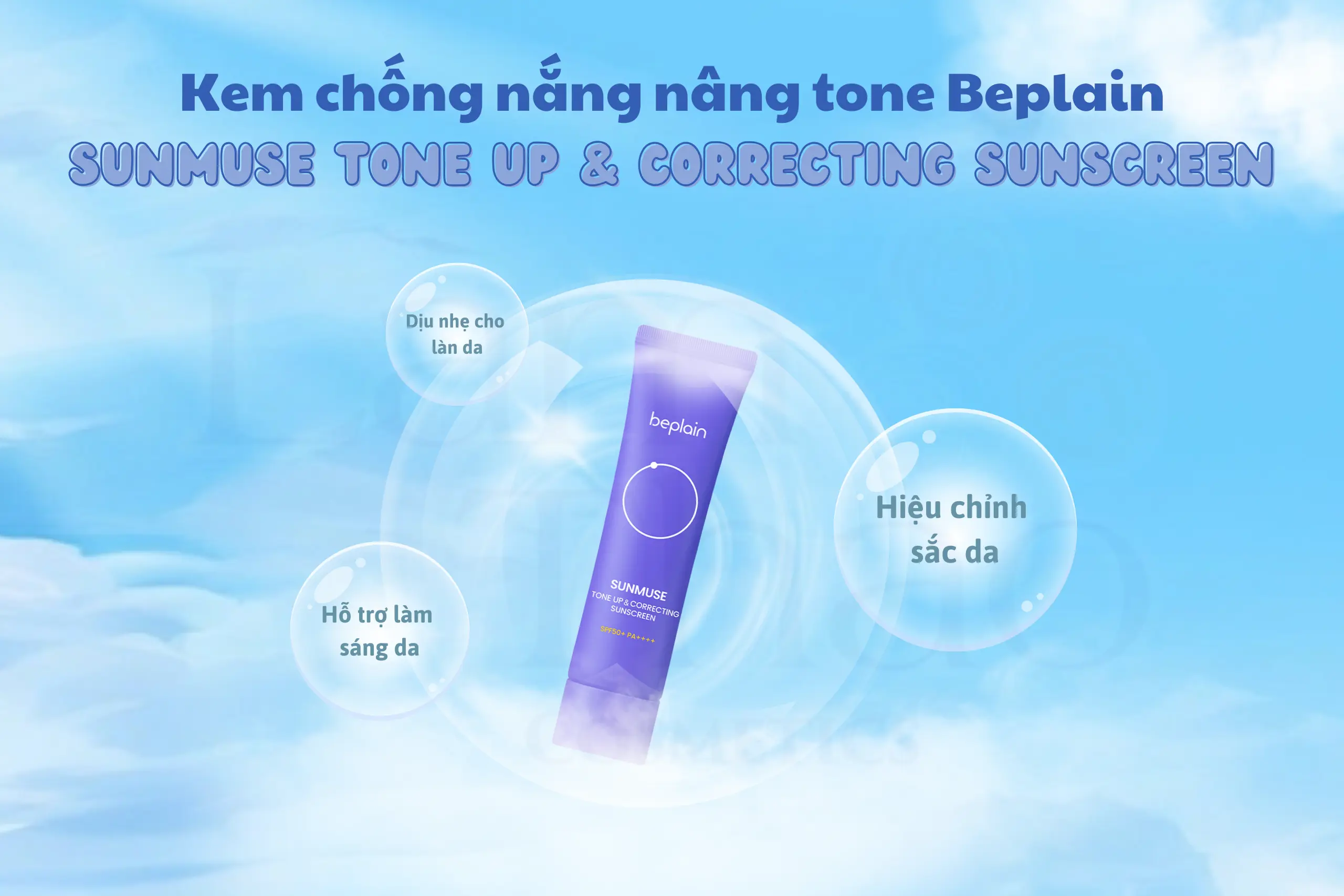 kem chống nắng nâng tone