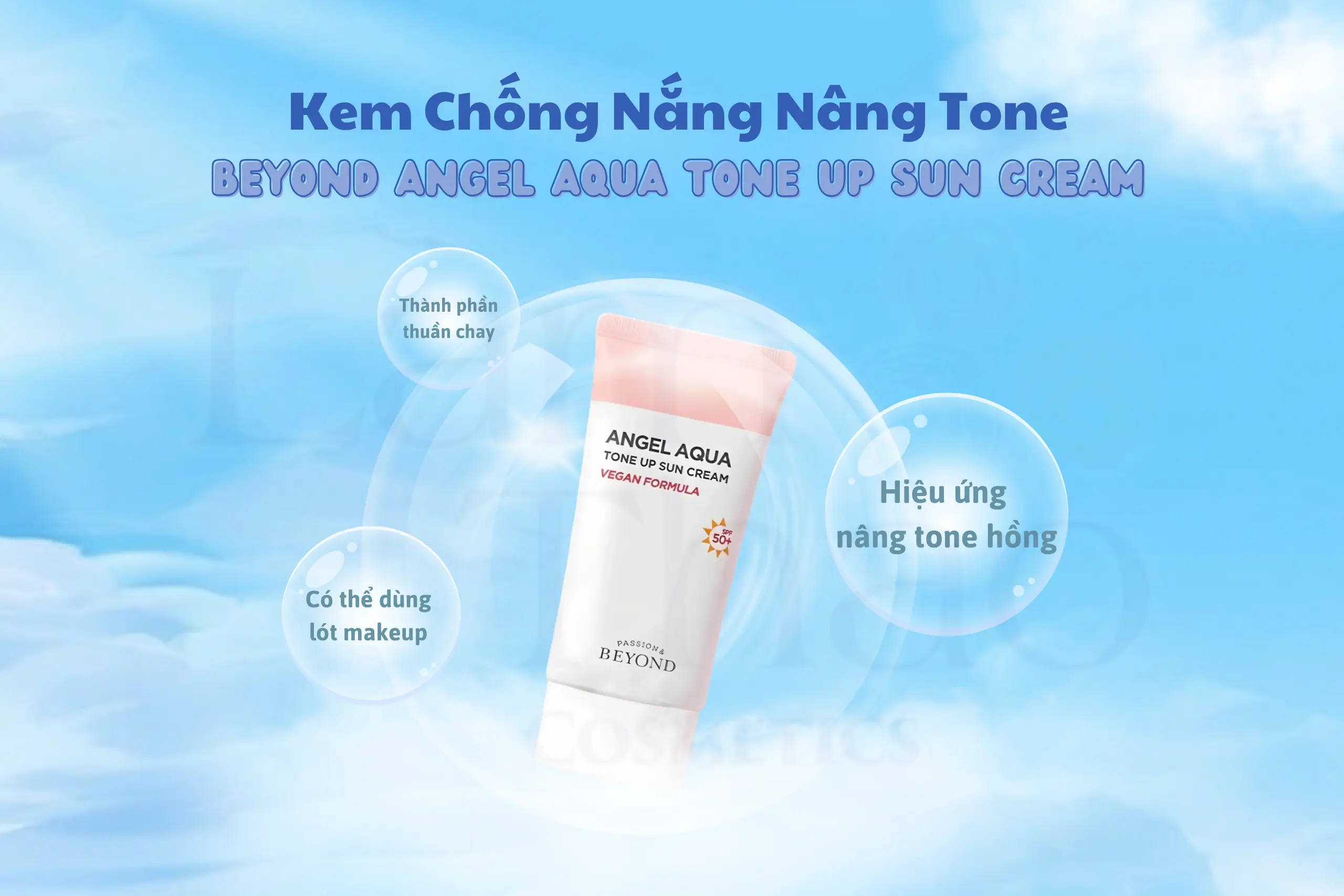 kem chống nắng nâng tone