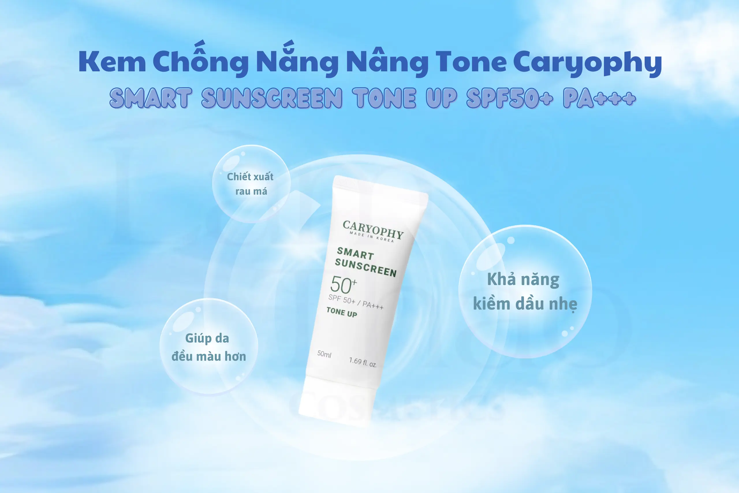 kem chống nắng nâng tone