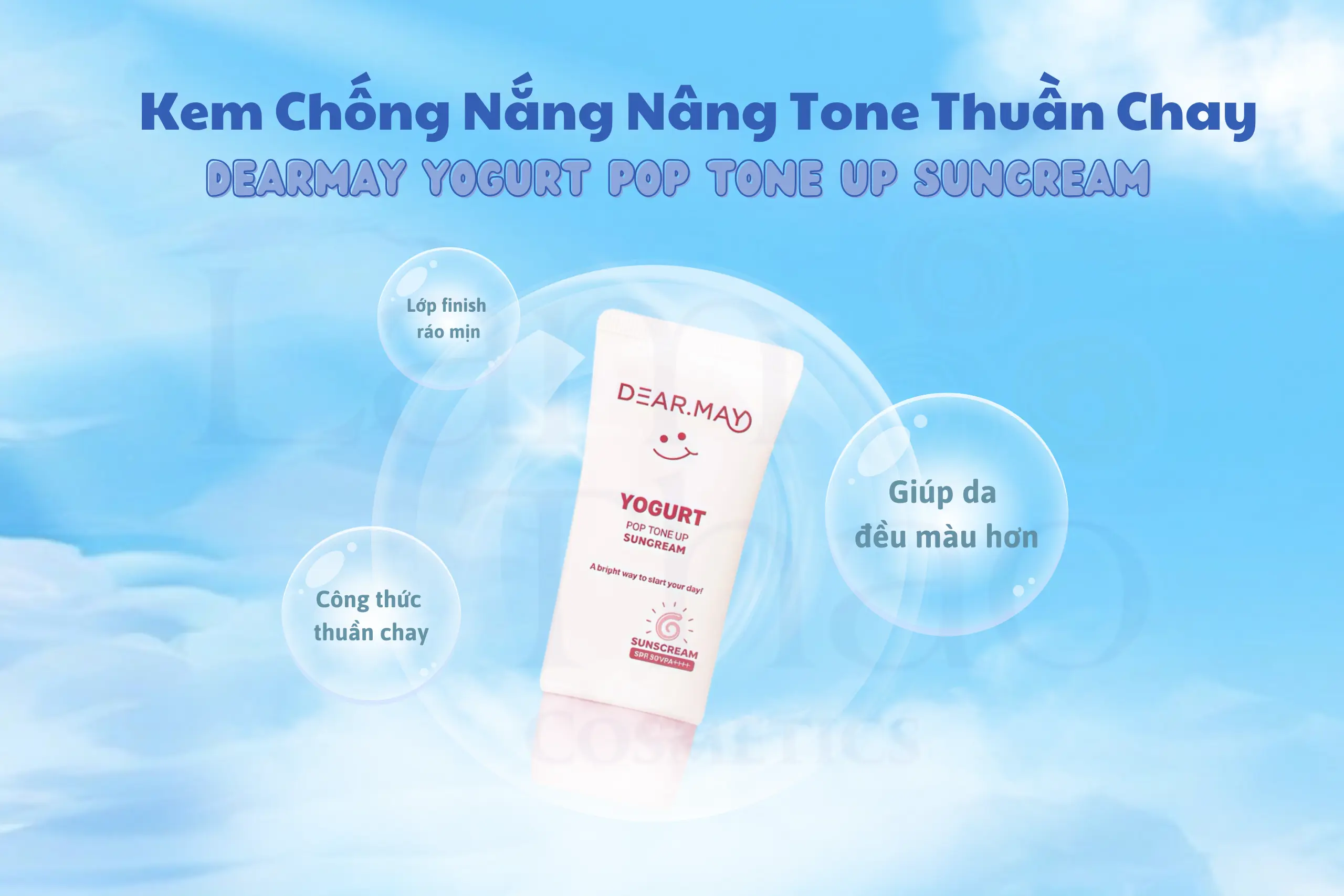 kem chống nắng nâng tone