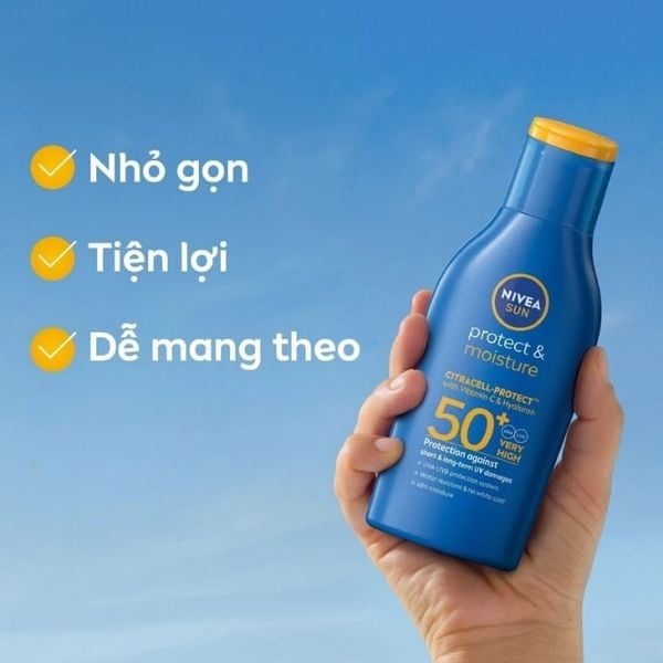 Sữa Chống Nắng Toàn Thân Nivea Protect & Moisture SPF50 UVA/UVB Body Lotion