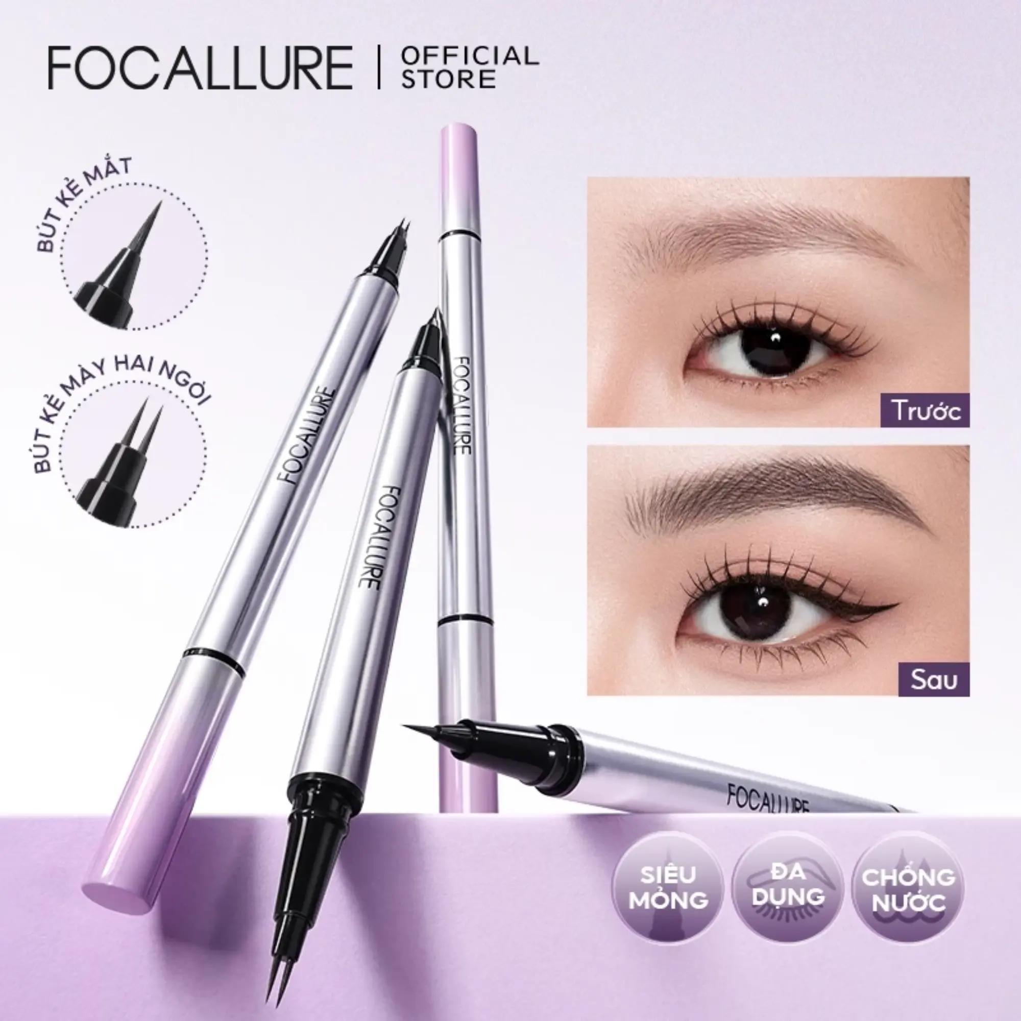 kẻ mắt 2 đầu Focallure