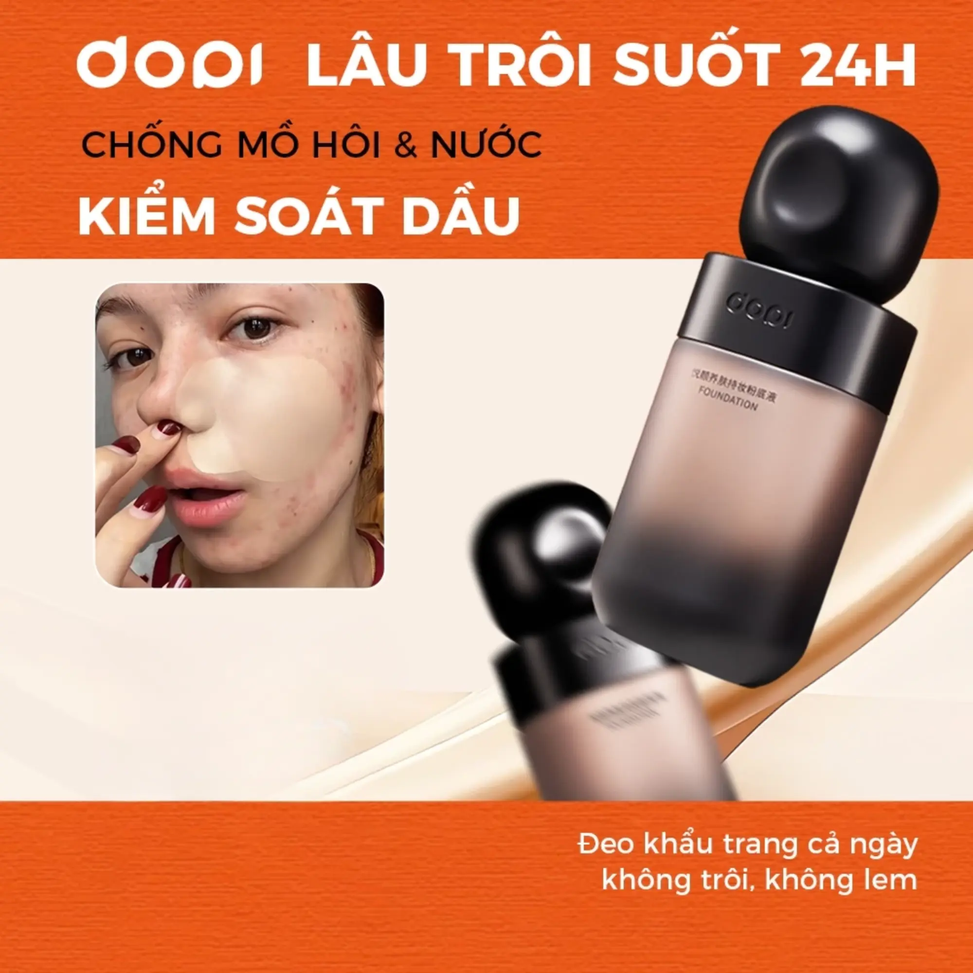 kem nền da khô Dopi