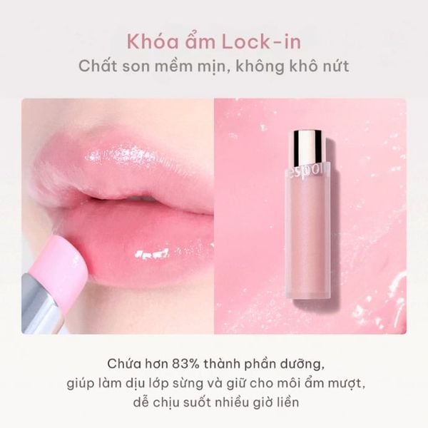 Son Dưỡng Có Màu Espoir Bare Glow Lip Balm