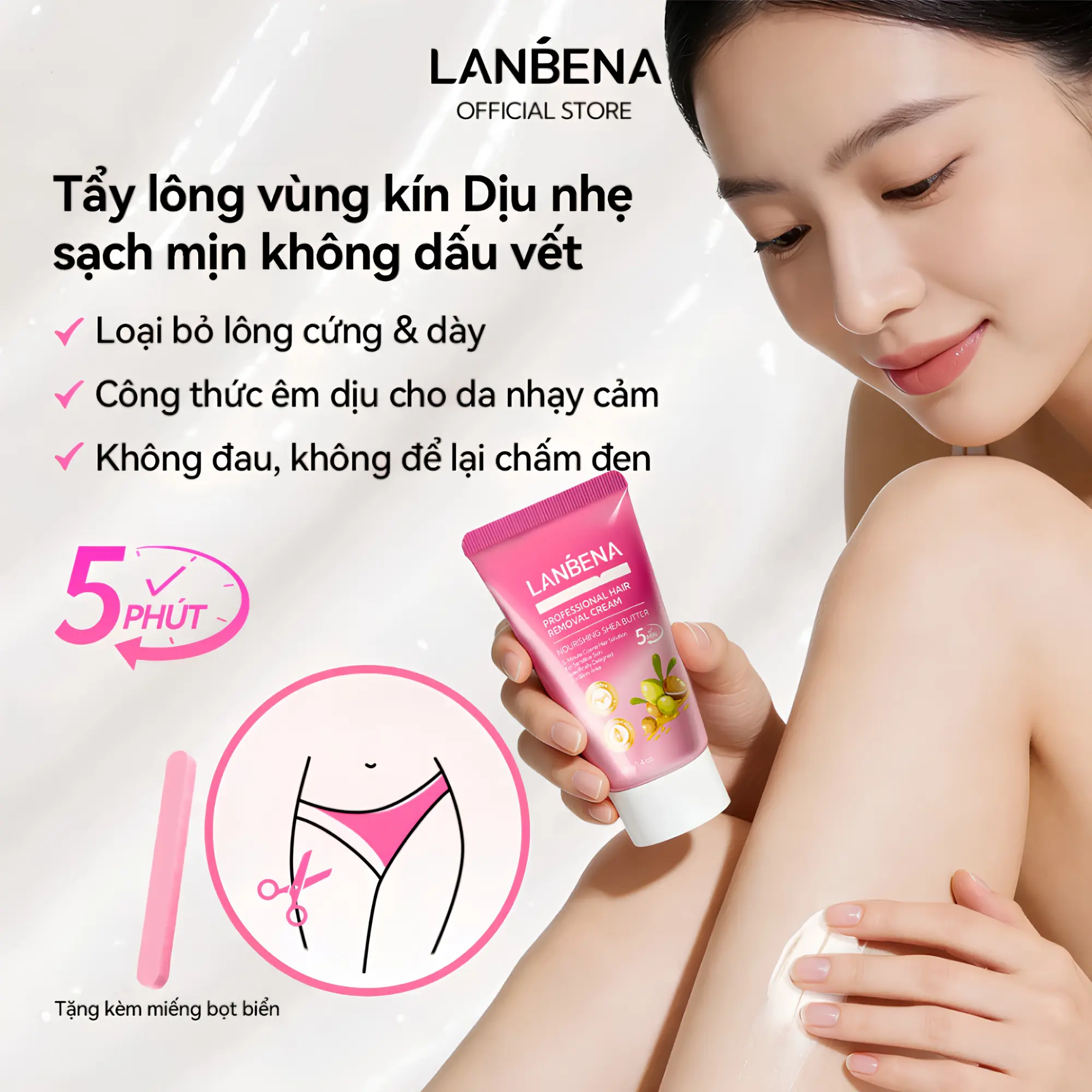 tẩy lông lanbena