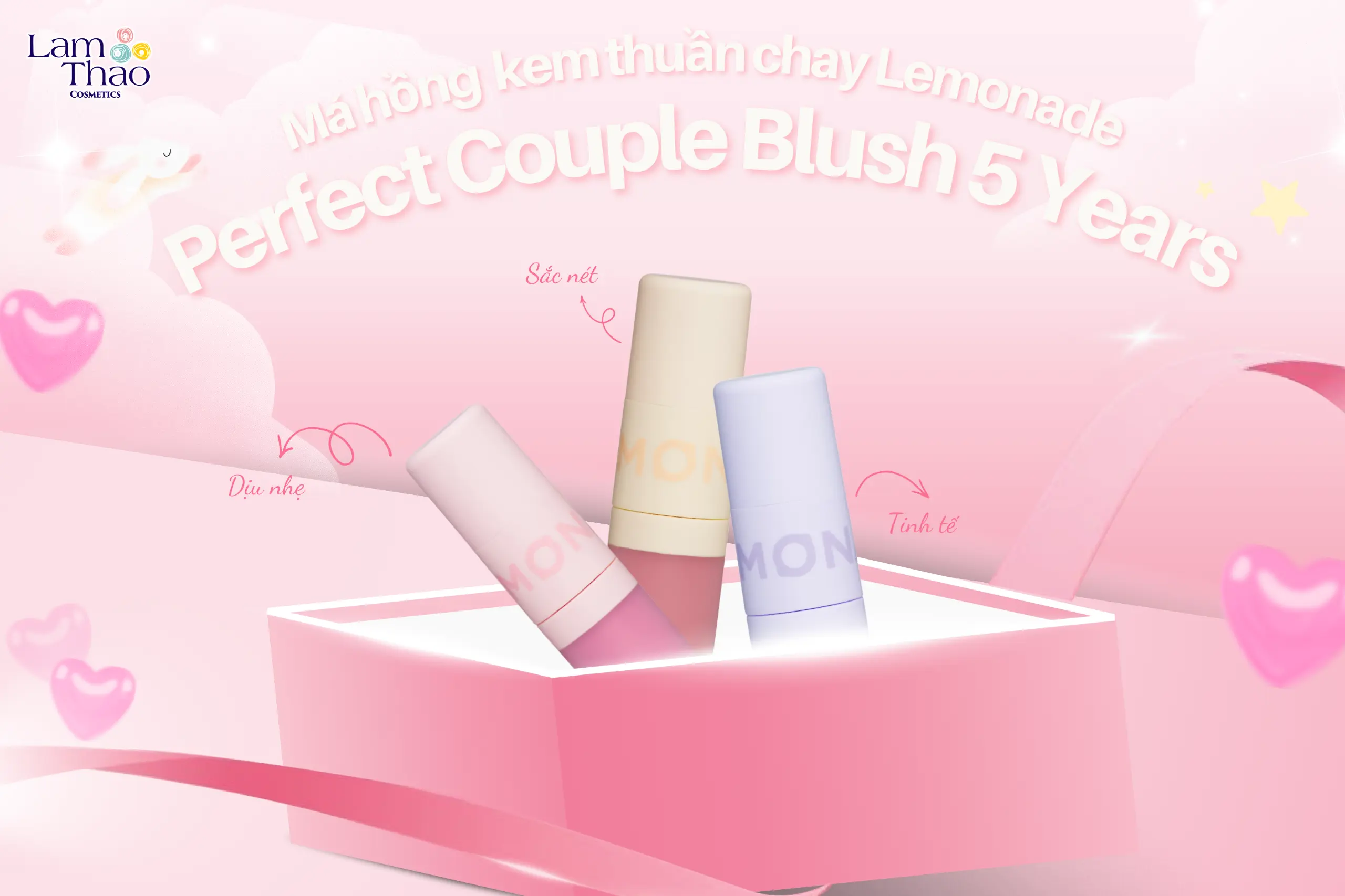 má hồng dạng kem