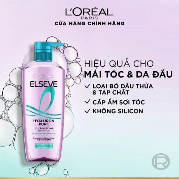 Dầu Gội Loreal Elseve 72H Hyaluron Shampoo